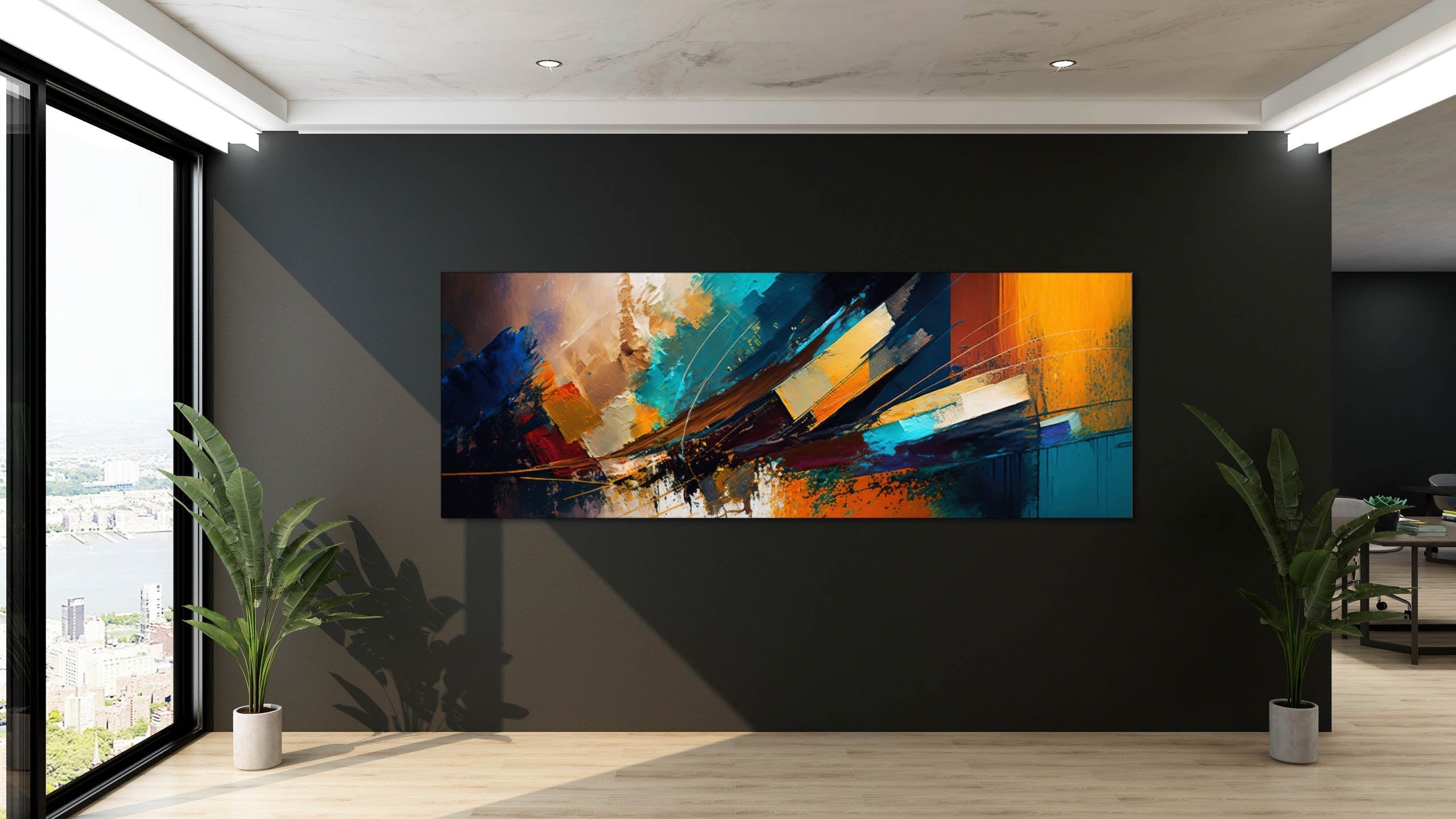 Abstract Wing Large Canvas Wall Art-Wall Art-DECOROLALA