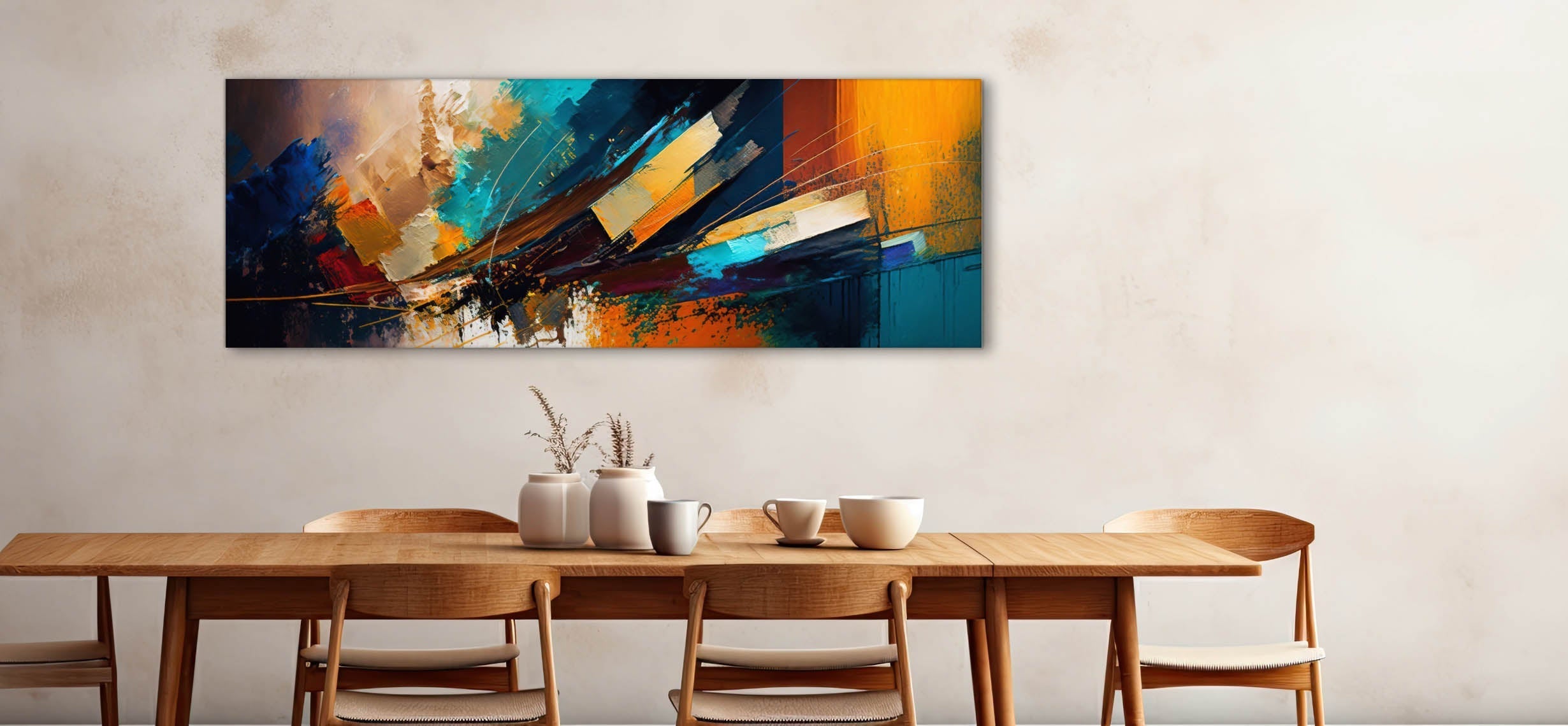 Abstract Wing Large Canvas Wall Art-Wall Art-DECOROLALA