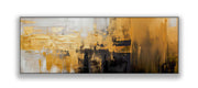 Abstract with gold and white 72" x 24"-Print-DECOROLALA