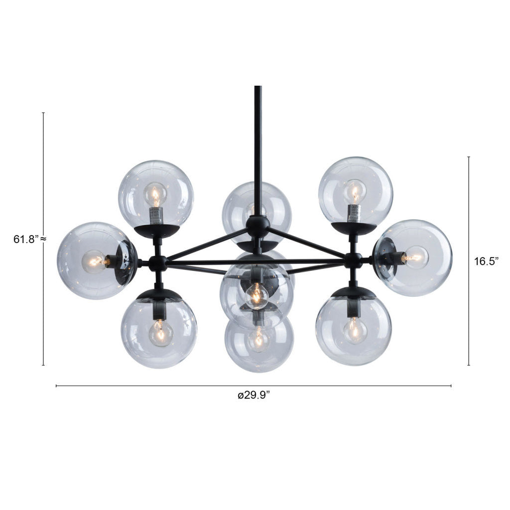 Abundant Ceiling Lamp Black-Chandeliers-DECOROLALA