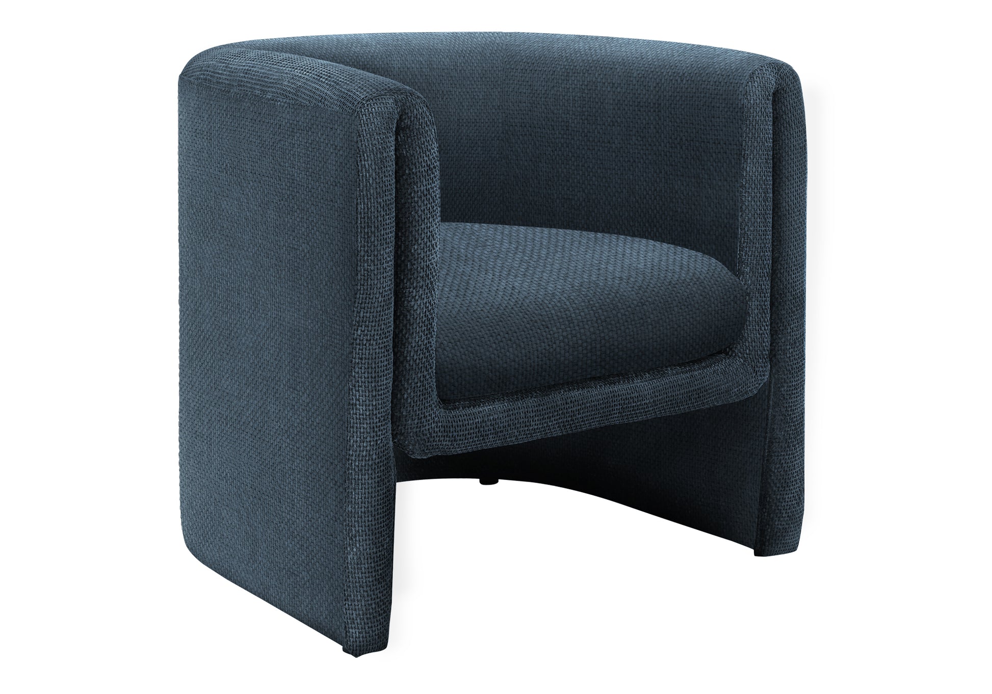 Accent Chair 29"H Blue Upholstered Modern-DECOROLALA