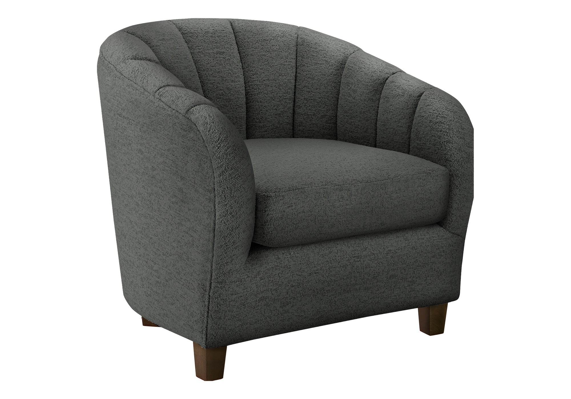 Accent Chair 31"H Dark Grey Upholstered-DECOROLALA