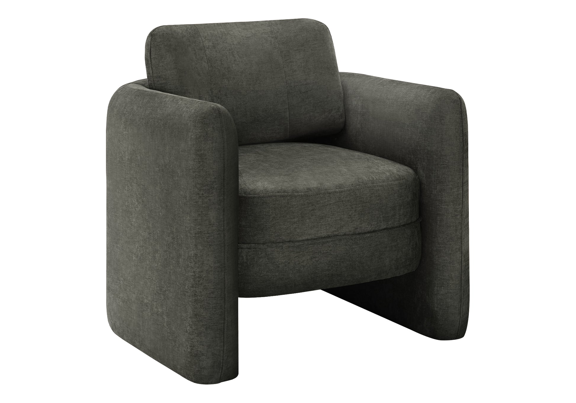 Accent Chair 32"H Dark Grey Upholstered-DECOROLALA
