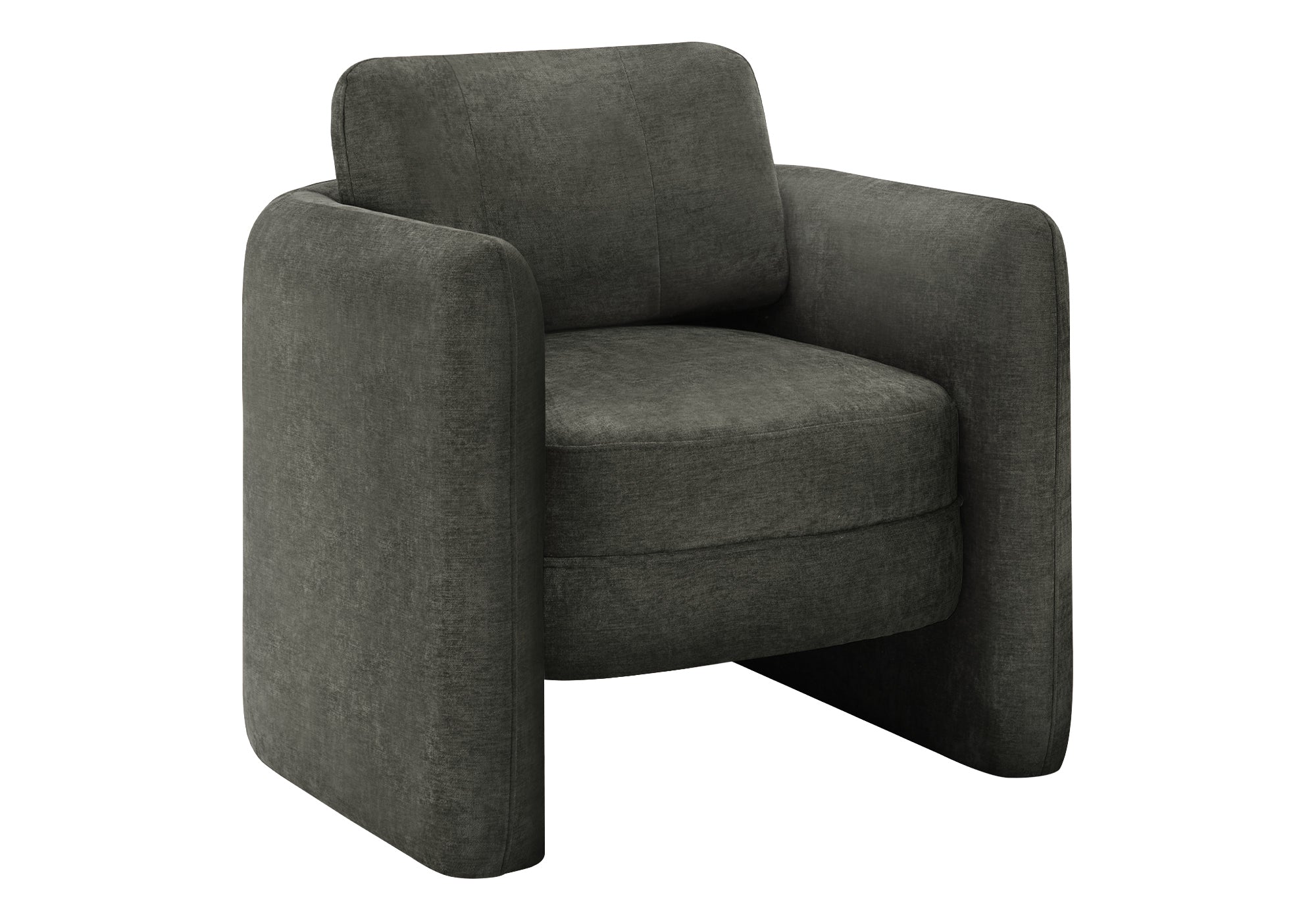 Accent Chair 32"H Dark Grey Upholstered-DECOROLALA