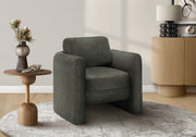 Accent Chair 32"H Dark Grey Upholstered-DECOROLALA
