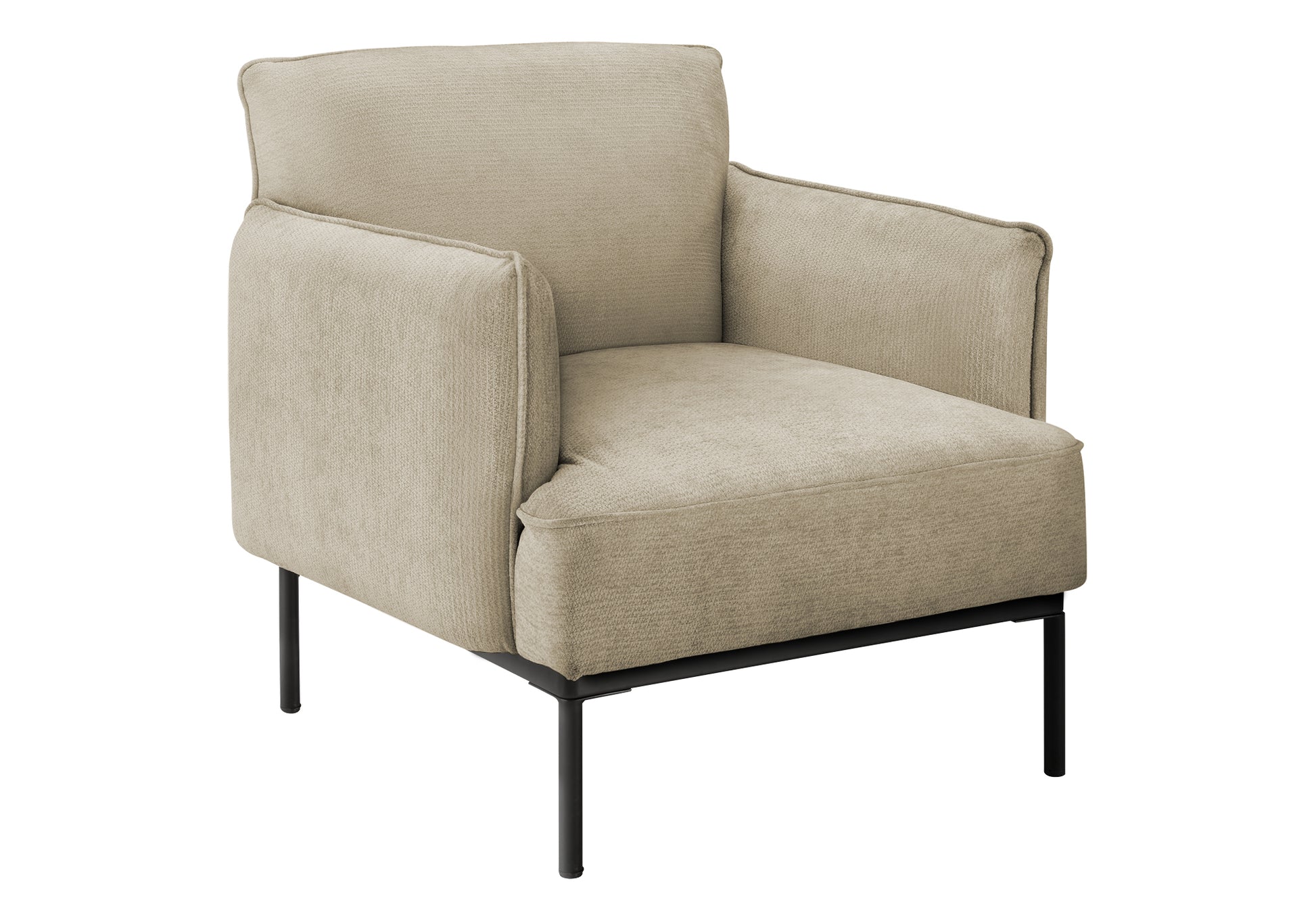 Accent Chair - Beige 33"H Upholstered Modern-DECOROLALA