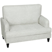 Accent Chair - Cream White Leathaire-DECOROLALA