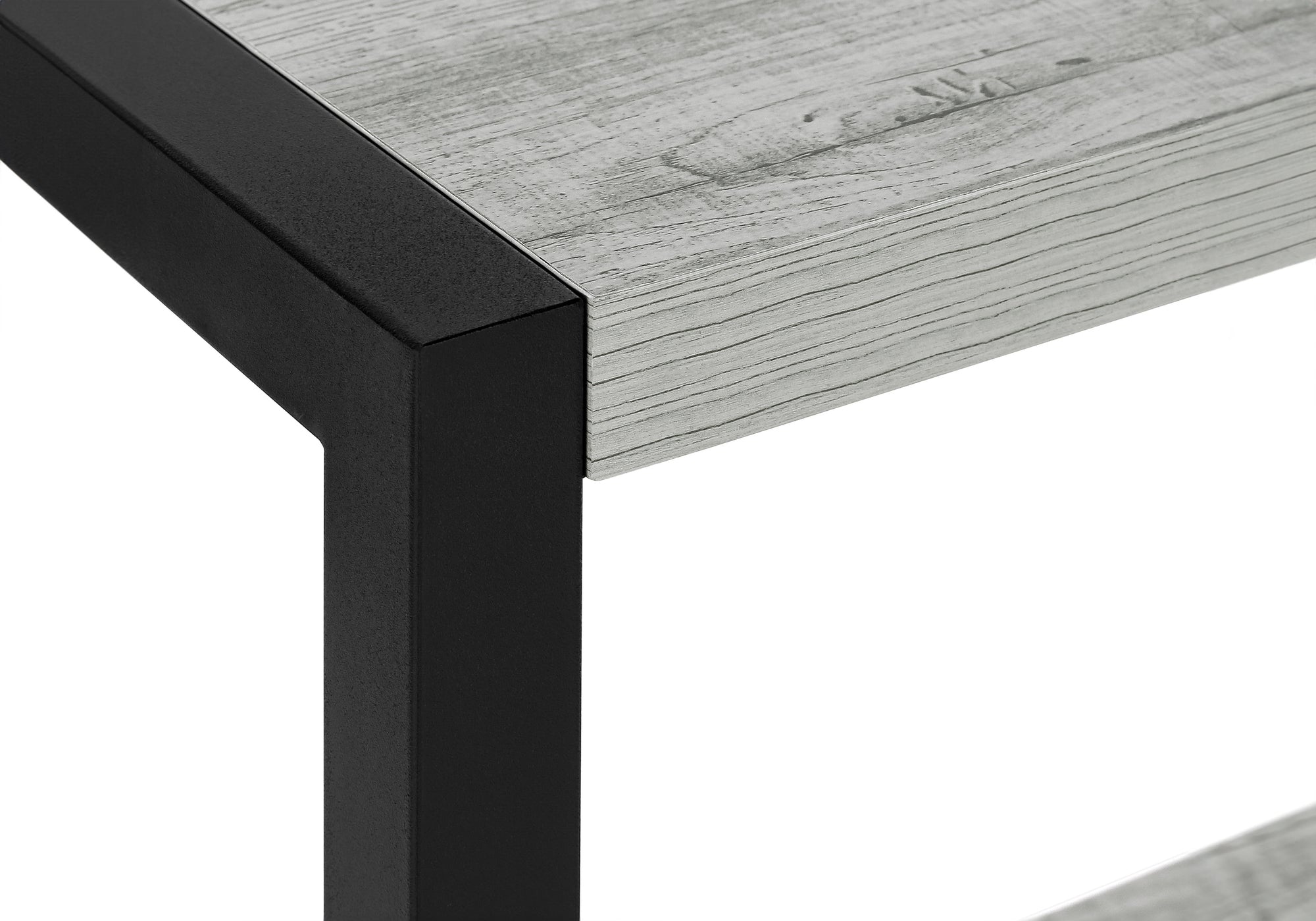 Accent Table - 22"H / Black / Black Metal-Accent Table-DECOROLALA