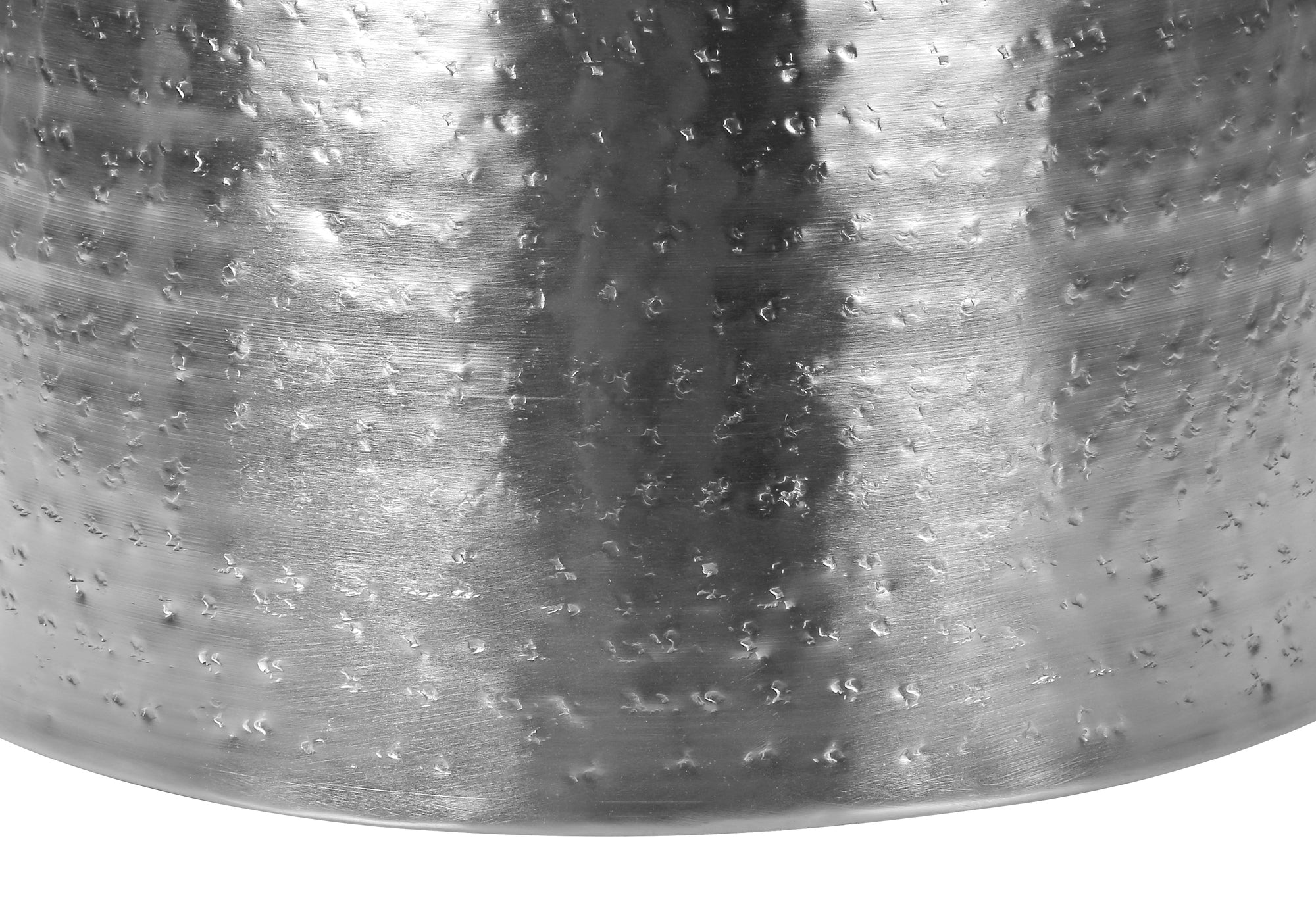 Accent Table - 22"H / Gold Iron Metal Drum End-Accent Table-DECOROLALA