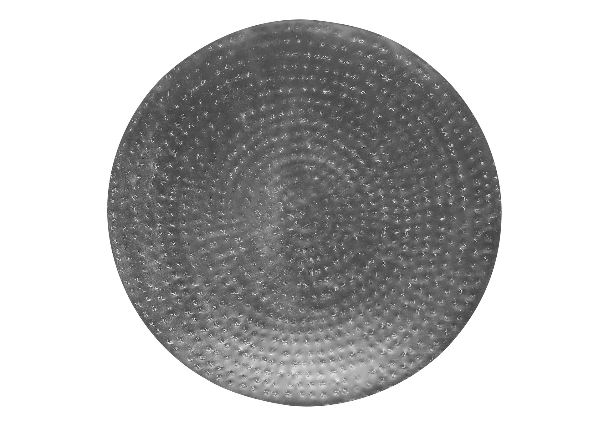 Accent Table - 22"H / Gold Iron Metal Drum End-Accent Table-DECOROLALA