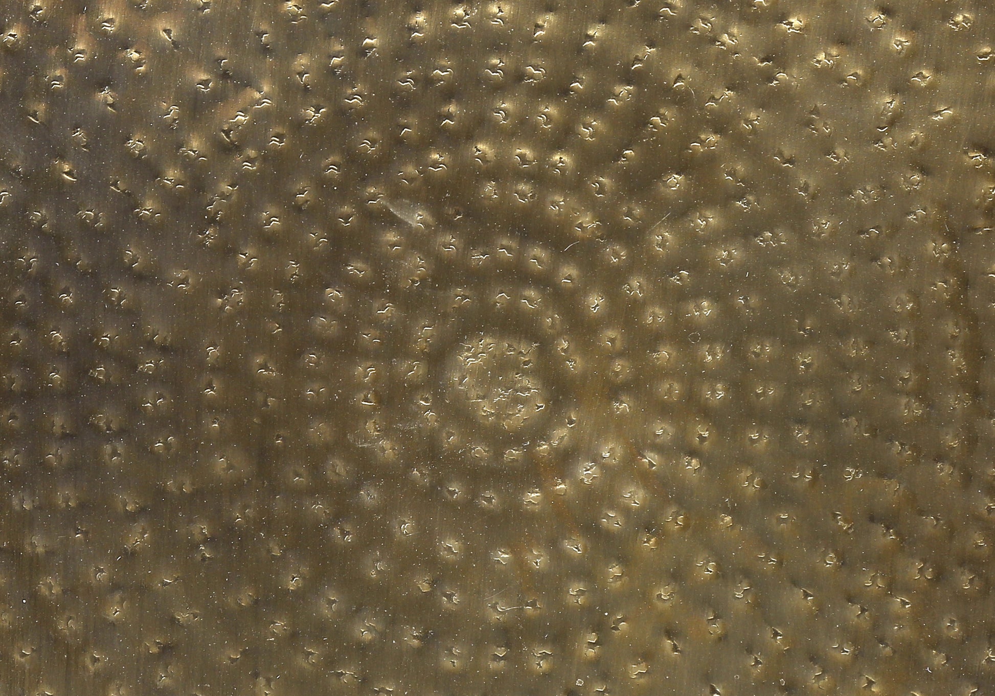 Accent Table - 22"H / Gold Iron Metal Drum End-Accent Table-DECOROLALA