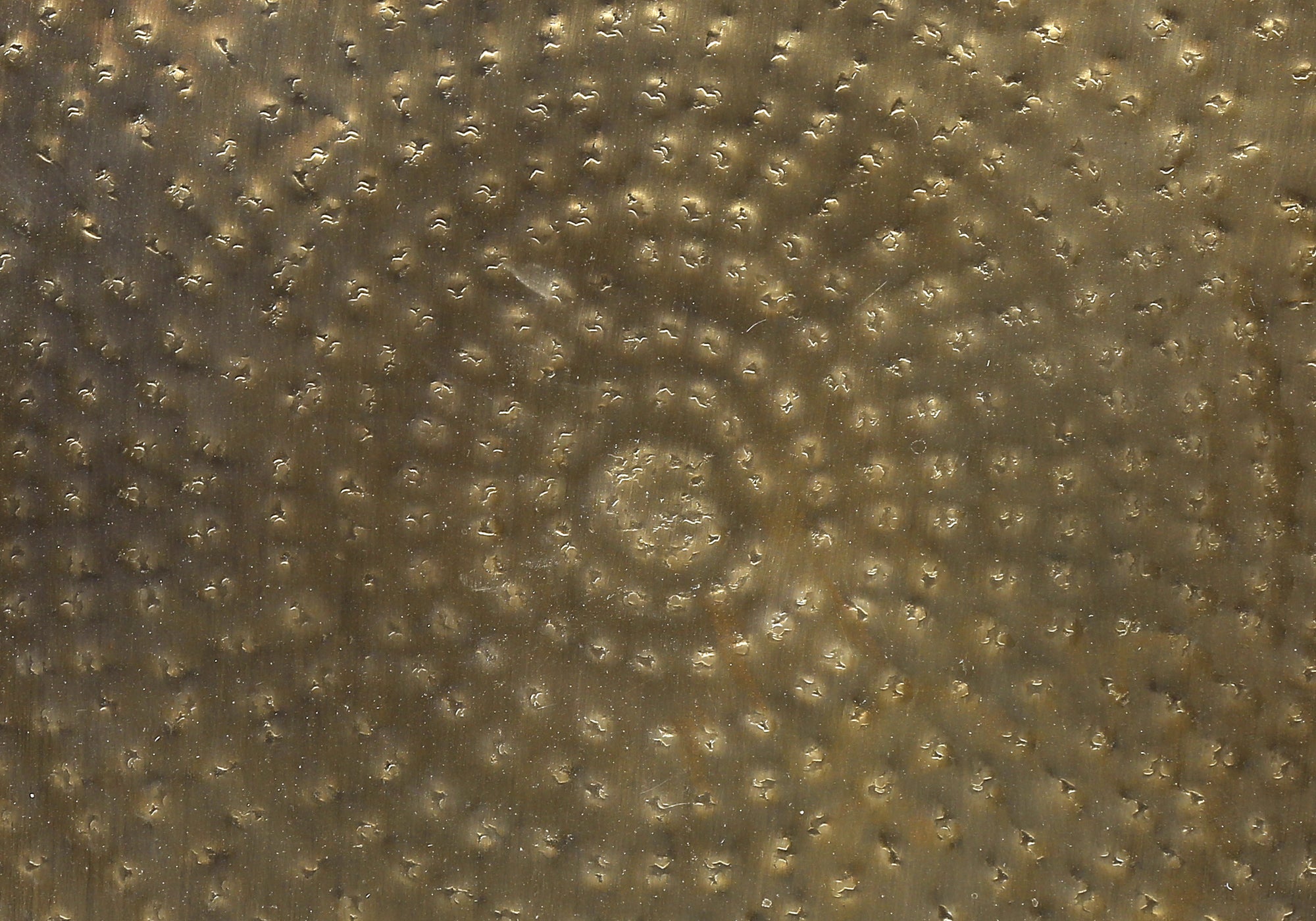 Accent Table - 22"H / Gold Iron Metal Drum End-Accent Table-DECOROLALA