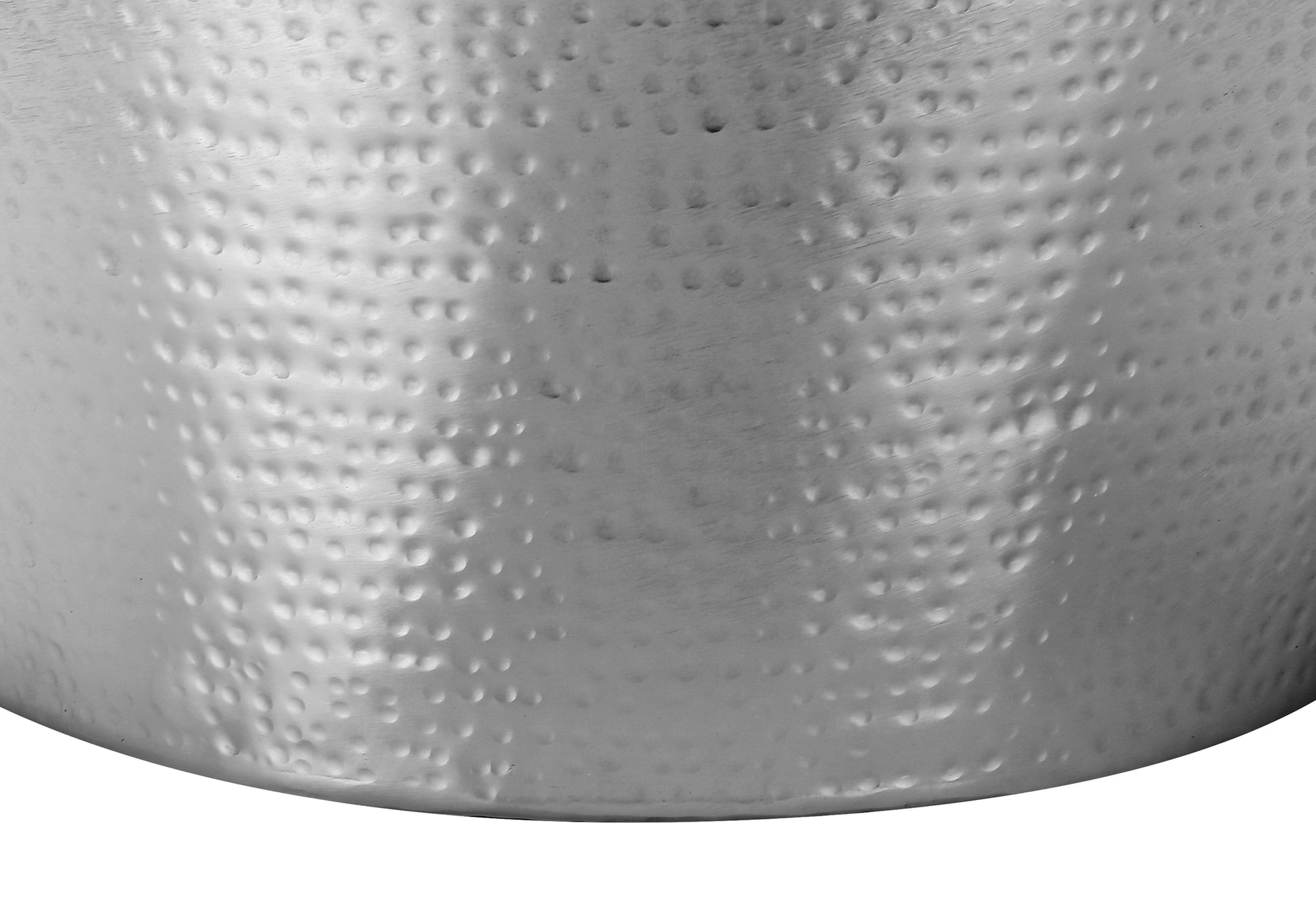 Accent Table - 22"H Gold Metal Drum-Accent Table-DECOROLALA