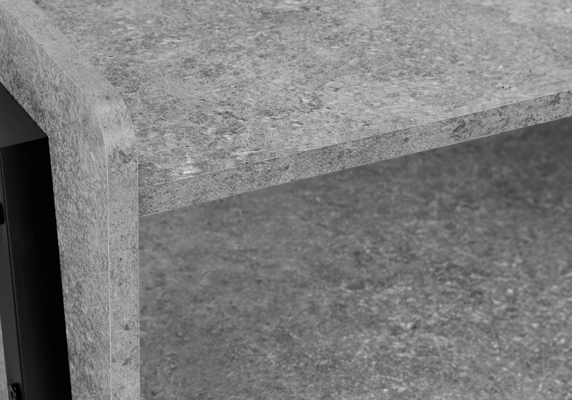 Accent Table - 23"H / Brown Reclaimed-Look / Black Metal-Accent Table-DECOROLALA