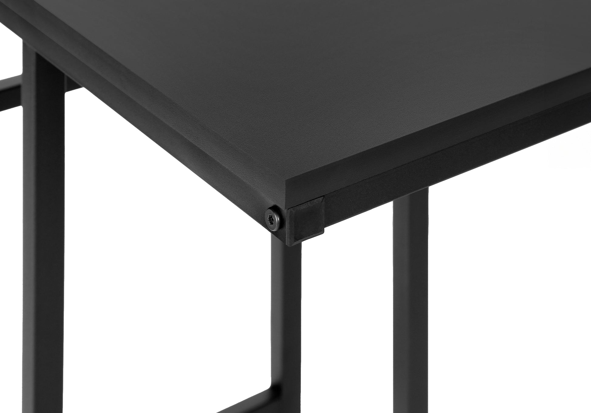Accent Table - 24"H / Black / Black Metal-Accent Table-DECOROLALA