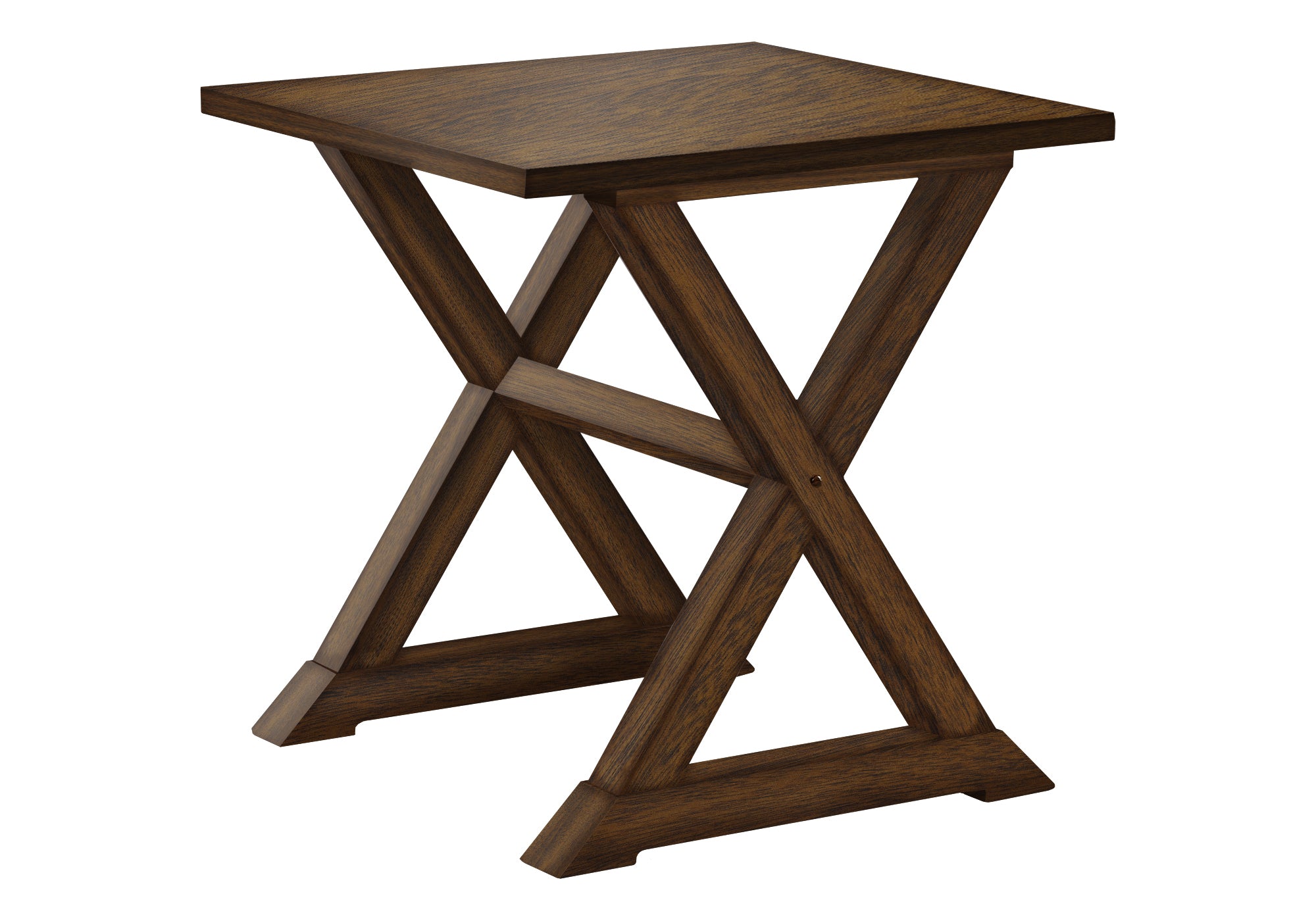 Accent Table 24"H Black Veneer Square End Table-Accent Table-DECOROLALA