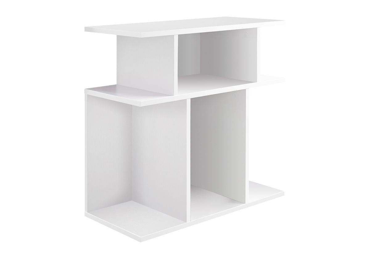 Accent Table 24"H Black with 6 Display Shelves-Accent Tables-DECOROLALA