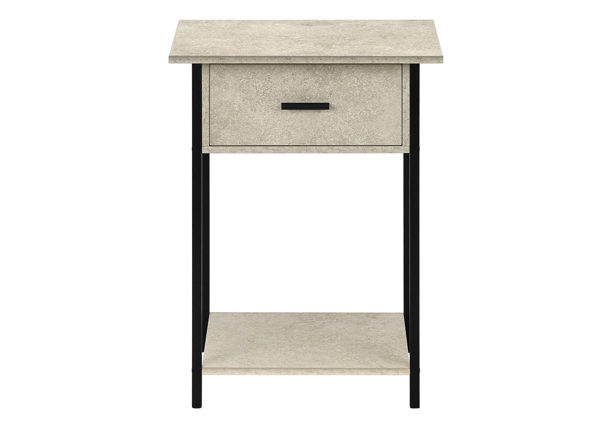 Accent Table 24"H Dark Bronze 2-Tier Storage-Accent Table-DECOROLALA