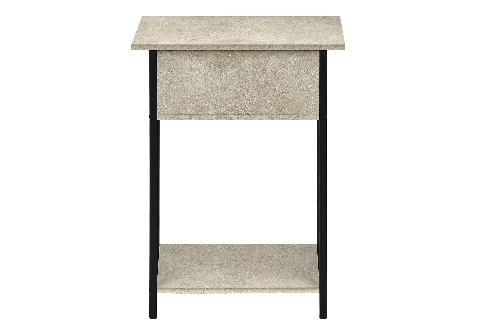 Accent Table 24"H Dark Bronze 2-Tier Storage-Accent Table-DECOROLALA