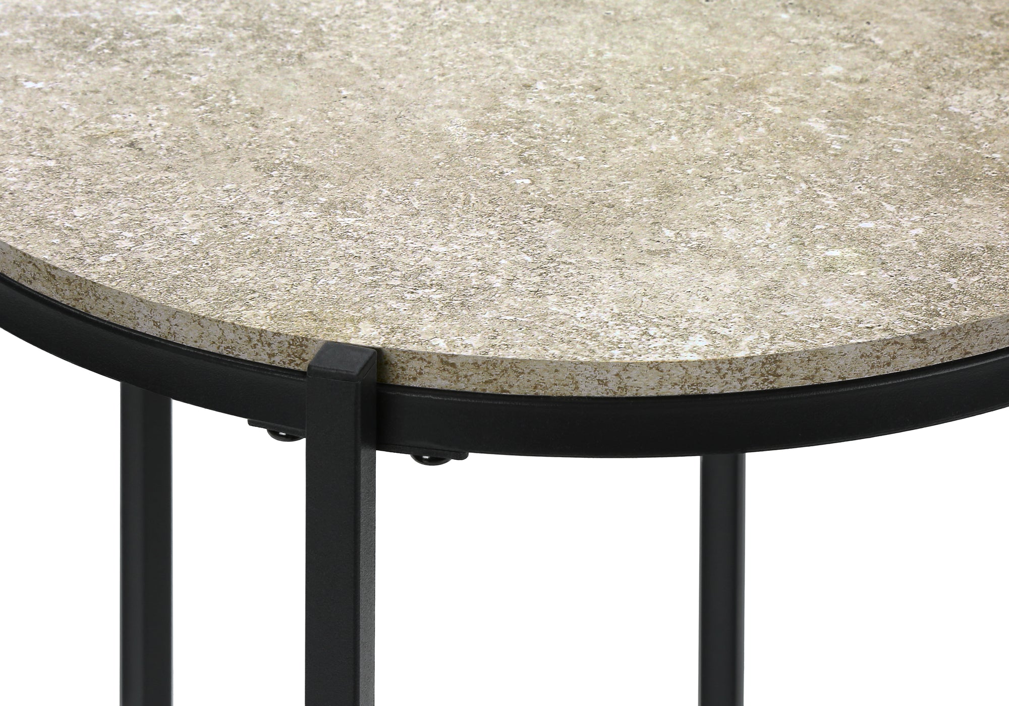 Accent Table - 24"H / Dark Bronze / Black Metal-Accent Table-DECOROLALA