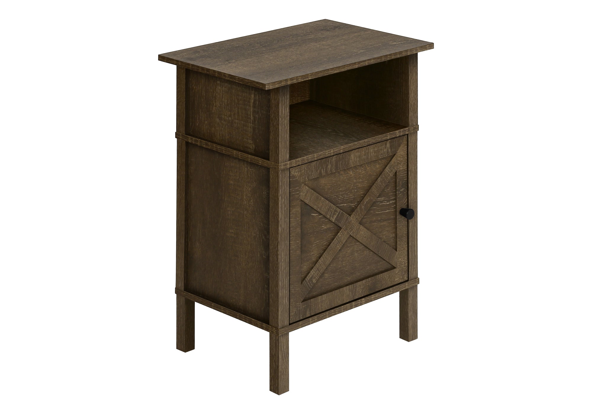 Accent Table 24"H Dark Bronze with Storage-Accent Table-DECOROLALA