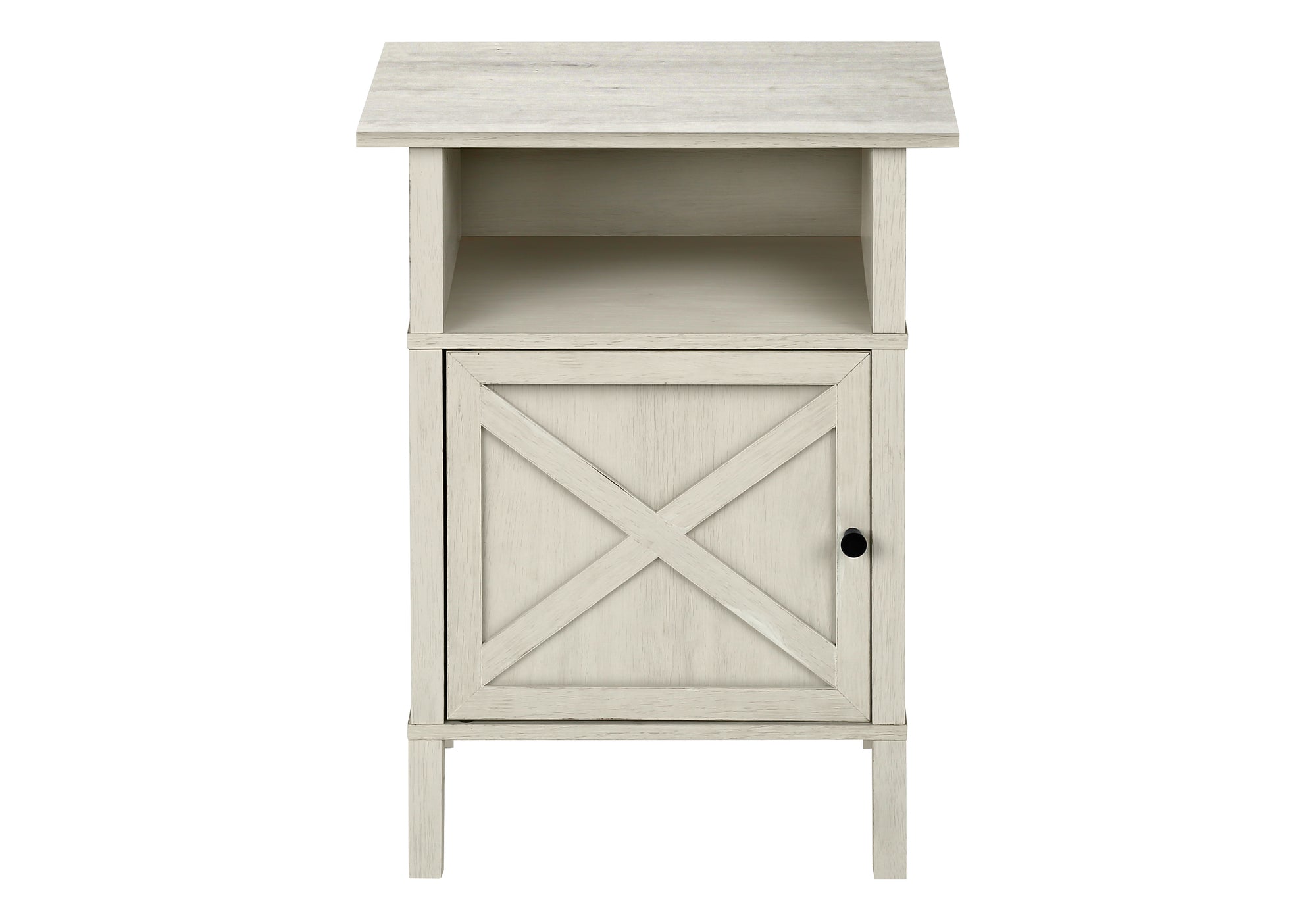 Accent Table 24"H Dark Bronze with Storage-Accent Table-DECOROLALA