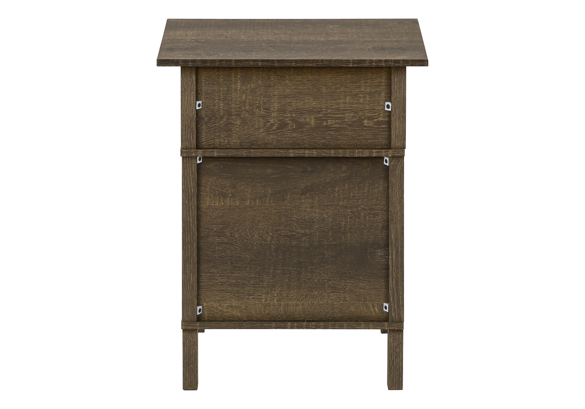 Accent Table 24"H Dark Bronze with Storage-Accent Table-DECOROLALA