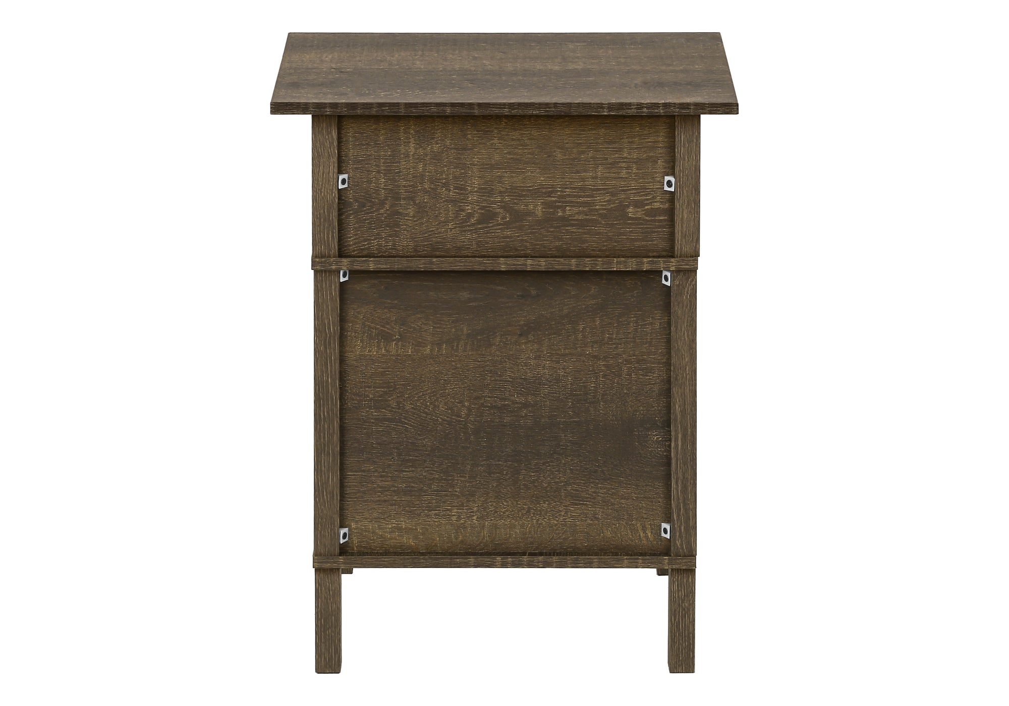Accent Table 24"H Dark Bronze with Storage-Accent Table-DECOROLALA