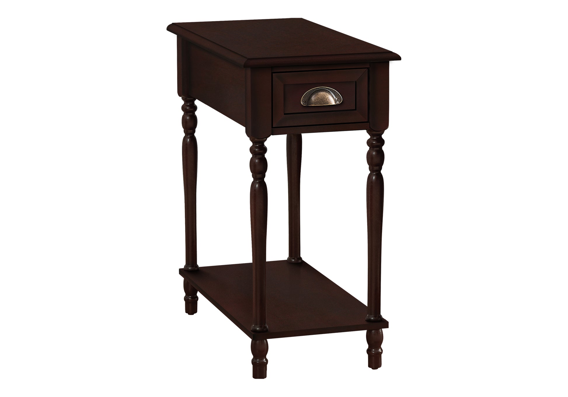 Accent Table - 24"H / Dark Green Veneer End Table-Accent Table-DECOROLALA