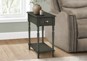 Accent Table - 24"H / Dark Green Veneer End Table-Accent Table-DECOROLALA