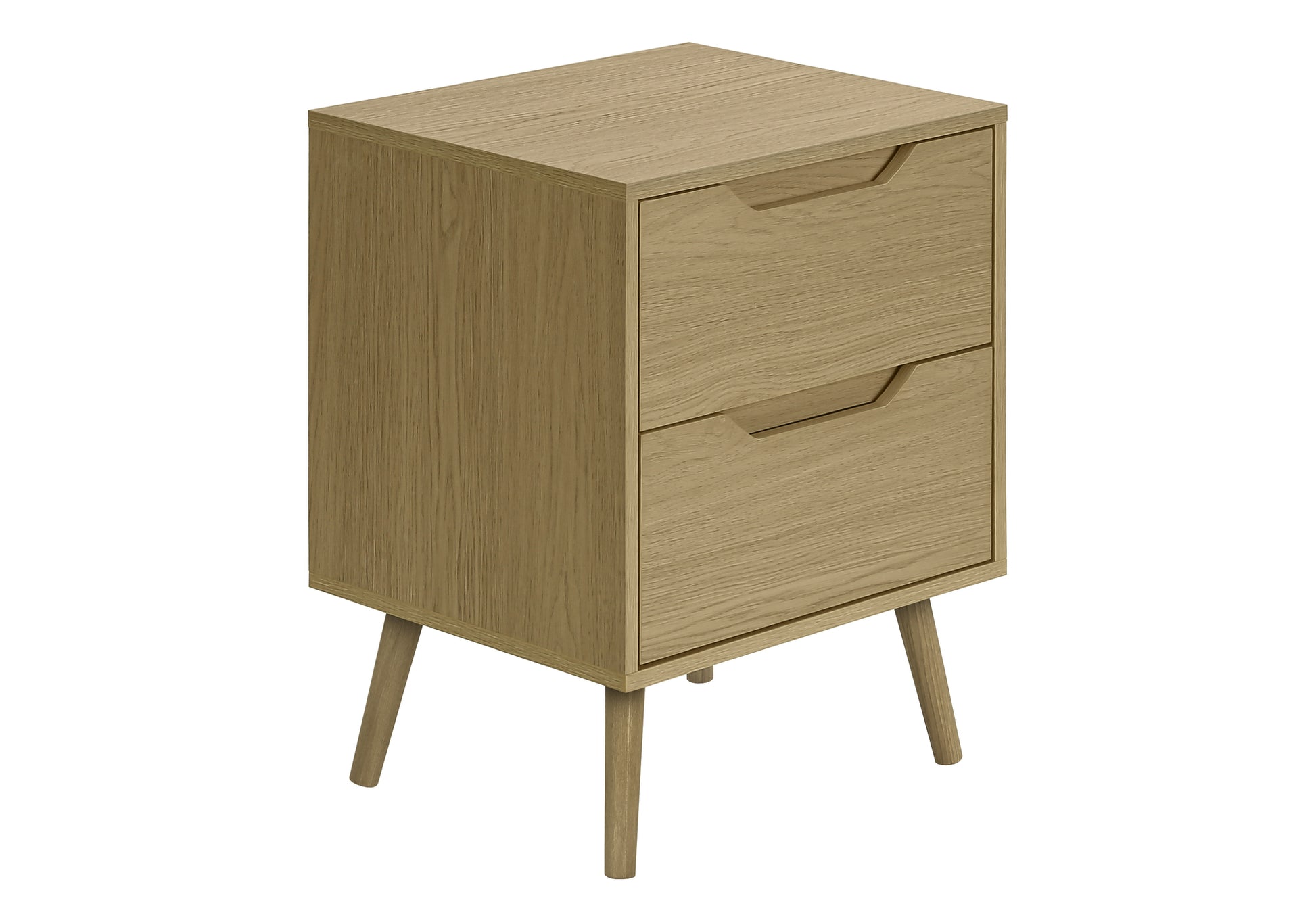 Accent Table - 24"H / End Table With 2 Drawers-Accent Table-DECOROLALA