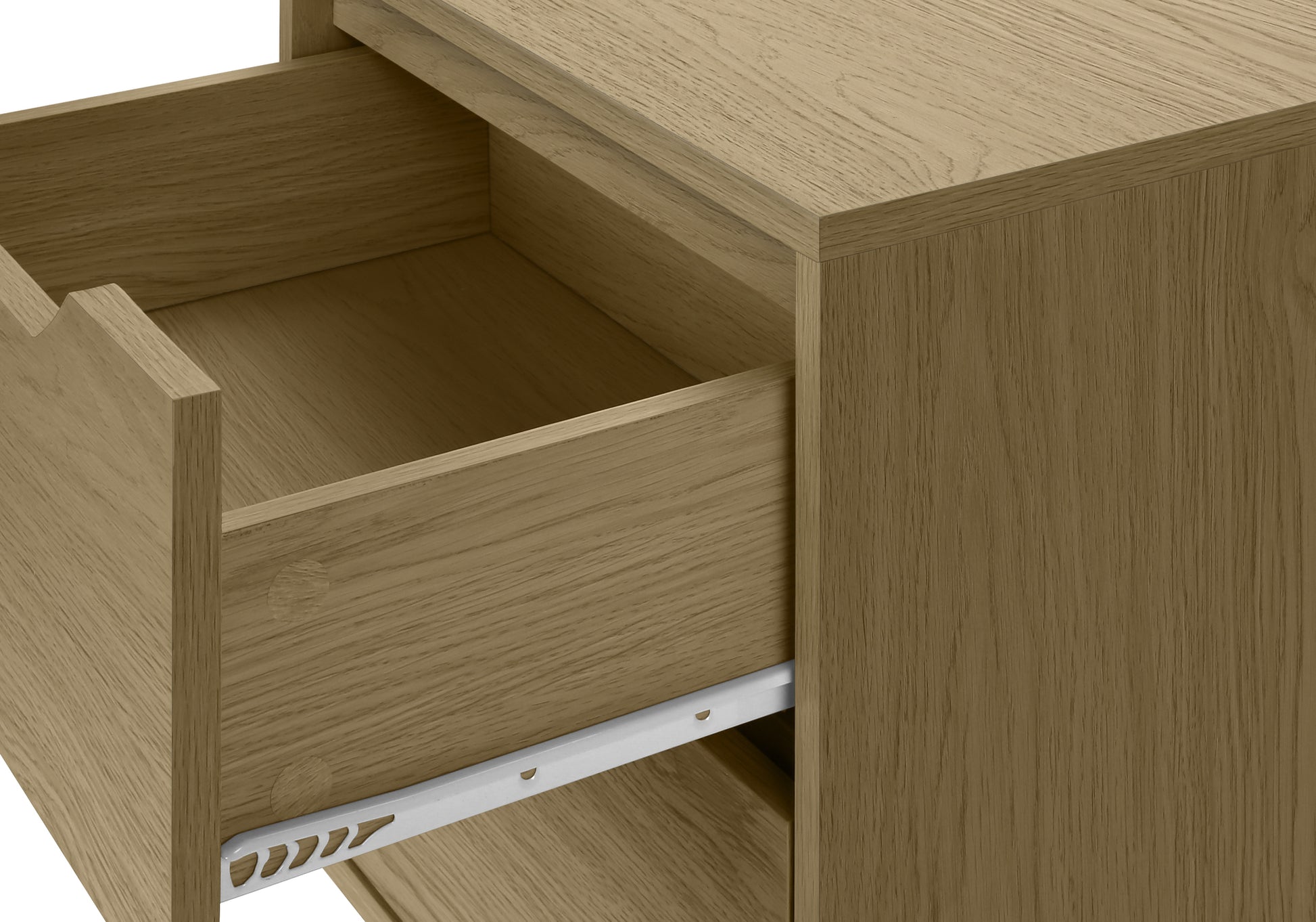 Accent Table - 24"H / End Table With 2 Drawers-Accent Table-DECOROLALA