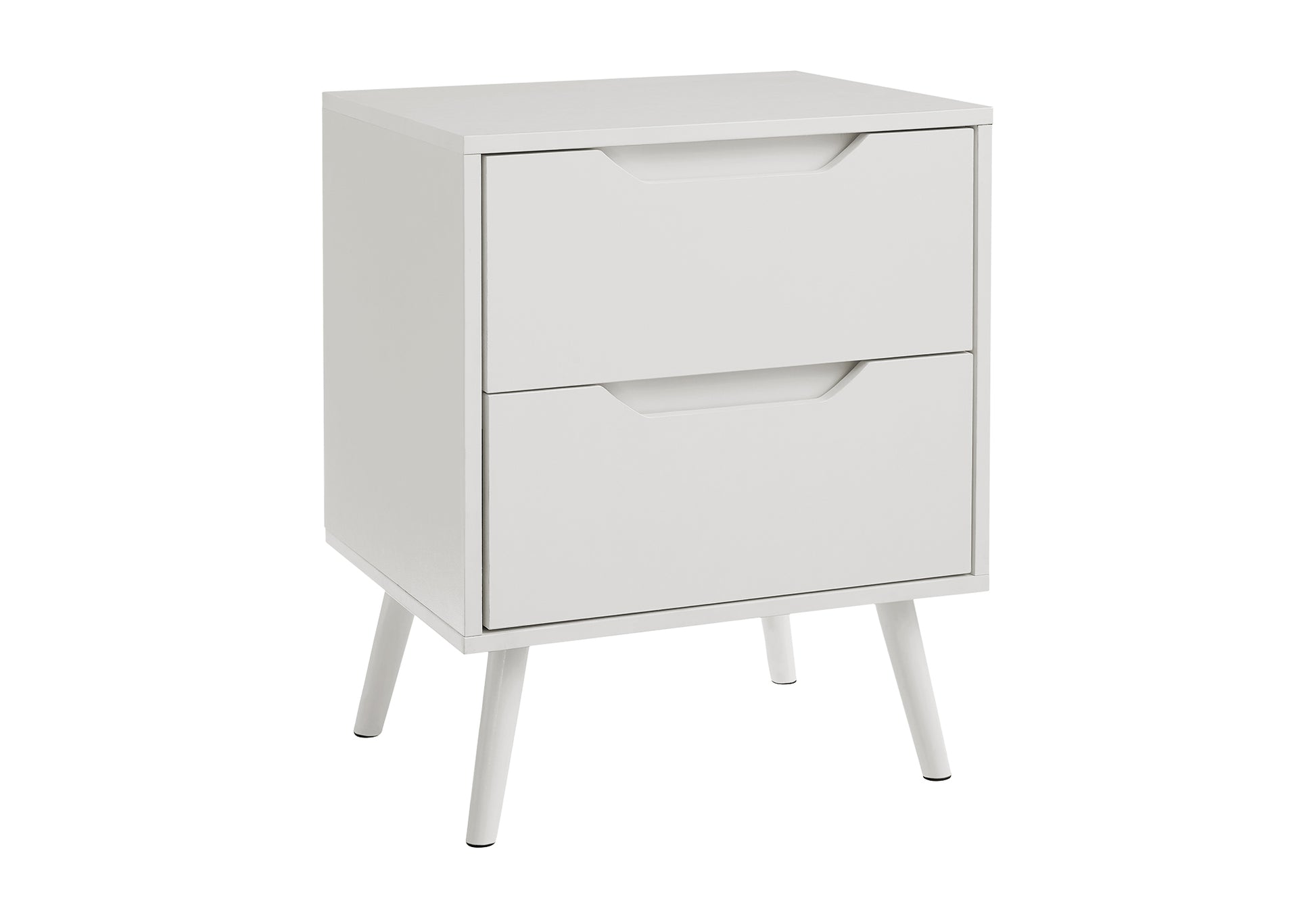 Accent Table - 24"H / End Table With 2 Drawers-Accent Table-DECOROLALA