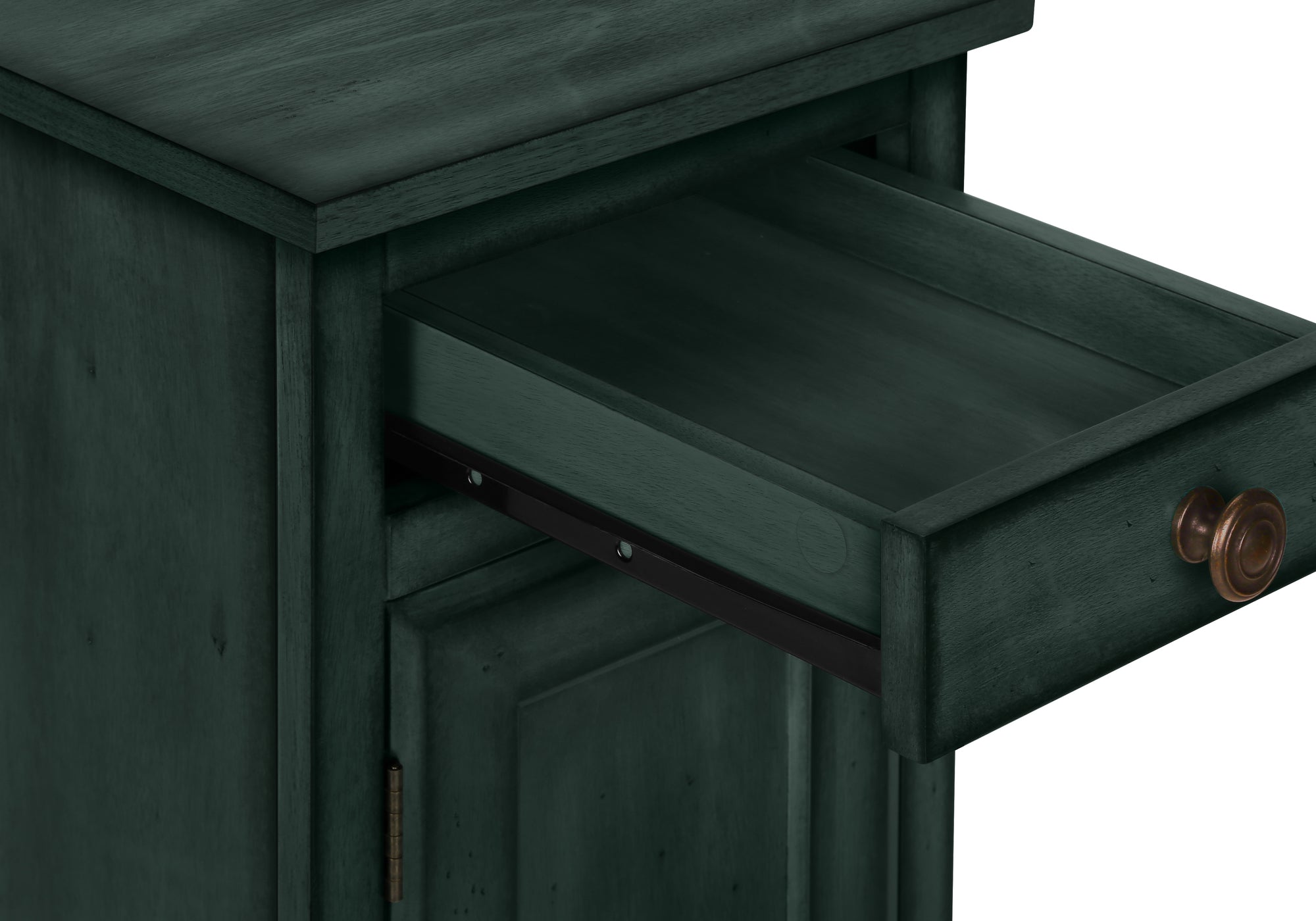 Accent Table - 24"H / Espresso Veneer End Table-Accent Table-DECOROLALA