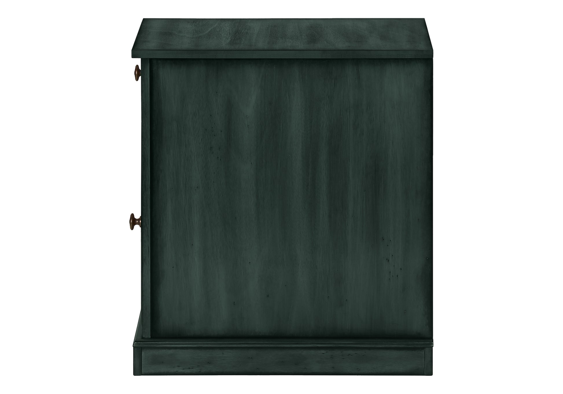 Accent Table 24"H Espresso Veneer End Table with Storage-Accent Table-DECOROLALA