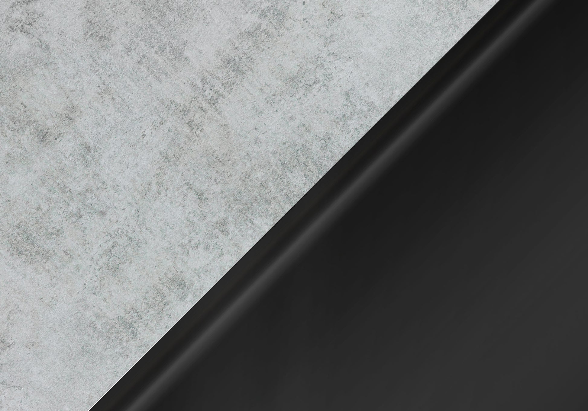 Accent Table - 24"H / Grey Cement / Black Nickel Metal-Nightstand-DECOROLALA