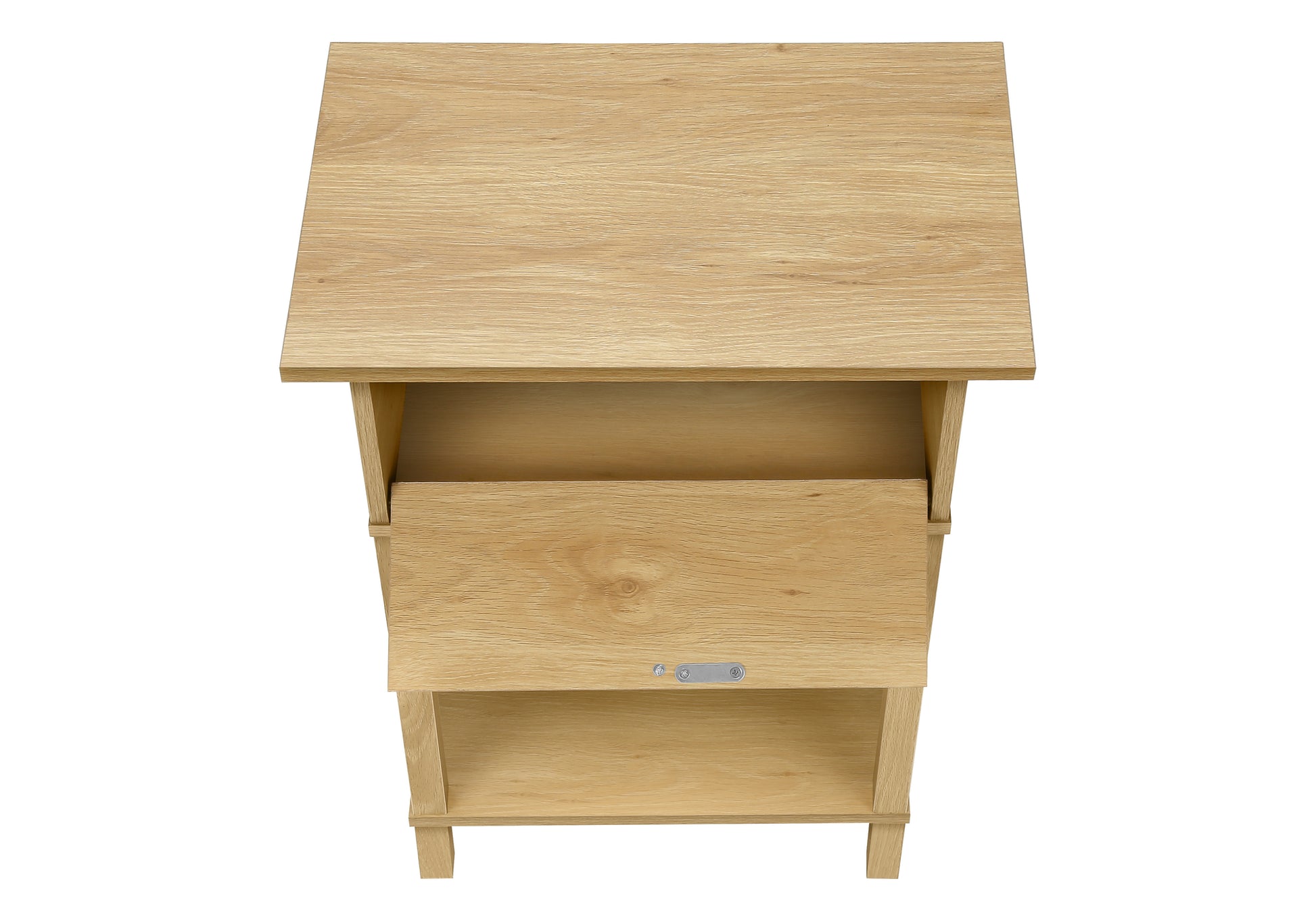 Accent Table - 24"H / Natural / Natural Drawer-Accent Table-DECOROLALA