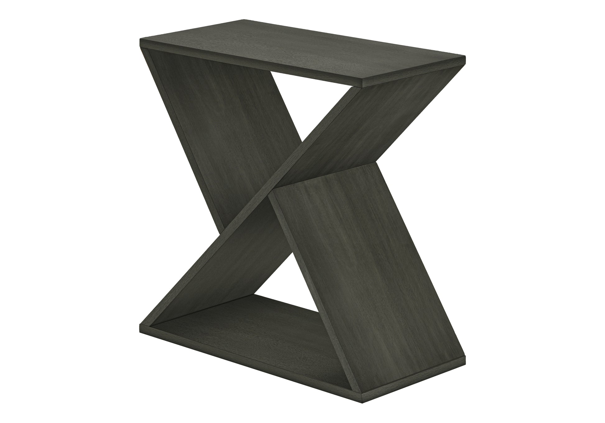 Accent Table 24"H Washed Grey Veneer End Table-Accent Table-DECOROLALA