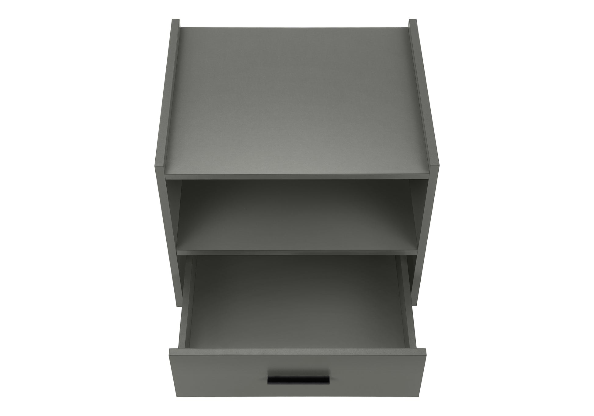 Accent Table - 24"H / White End Table With 1 Drawer-Accent Table-DECOROLALA