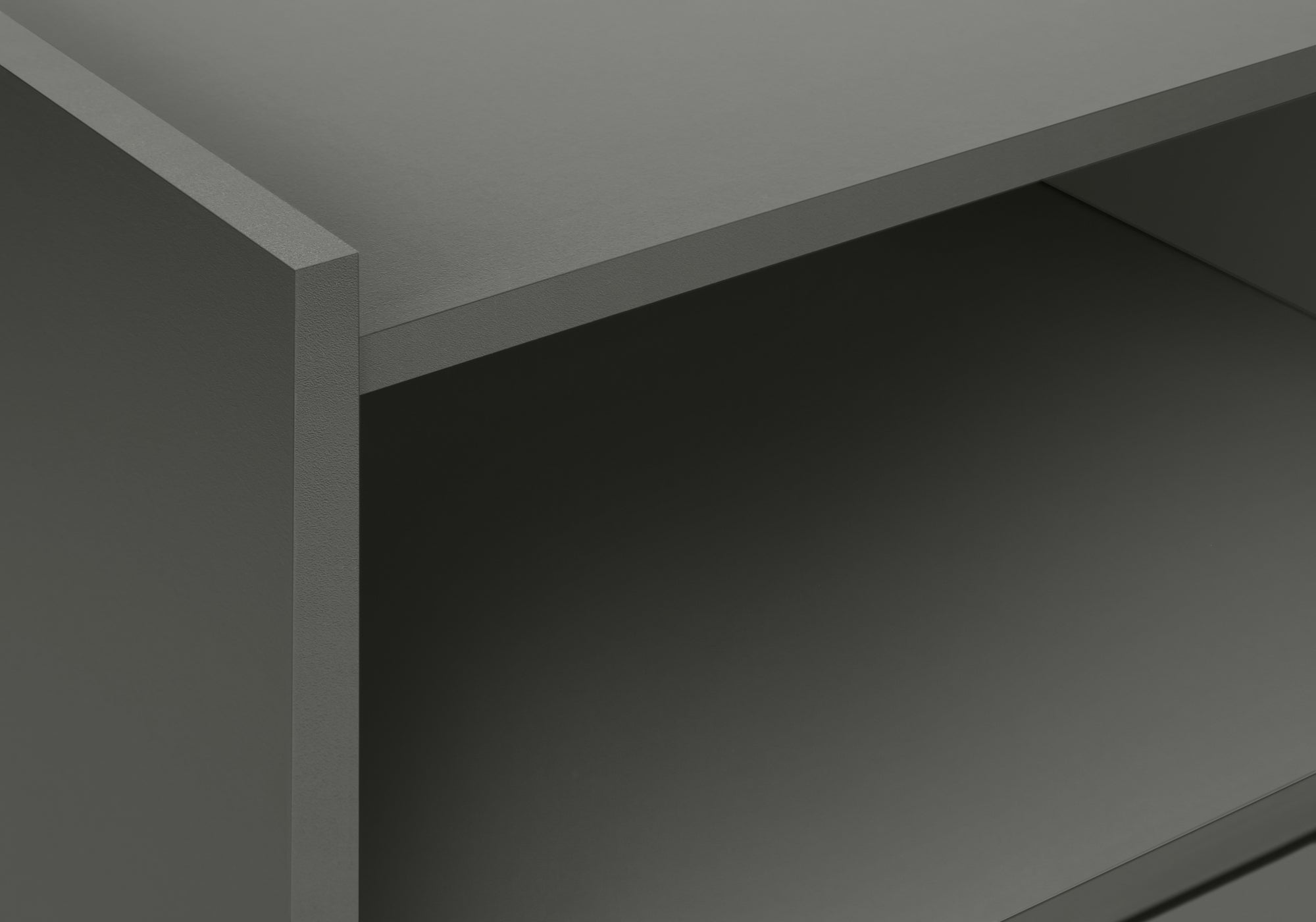 Accent Table - 24"H / White End Table With 1 Drawer-Accent Table-DECOROLALA