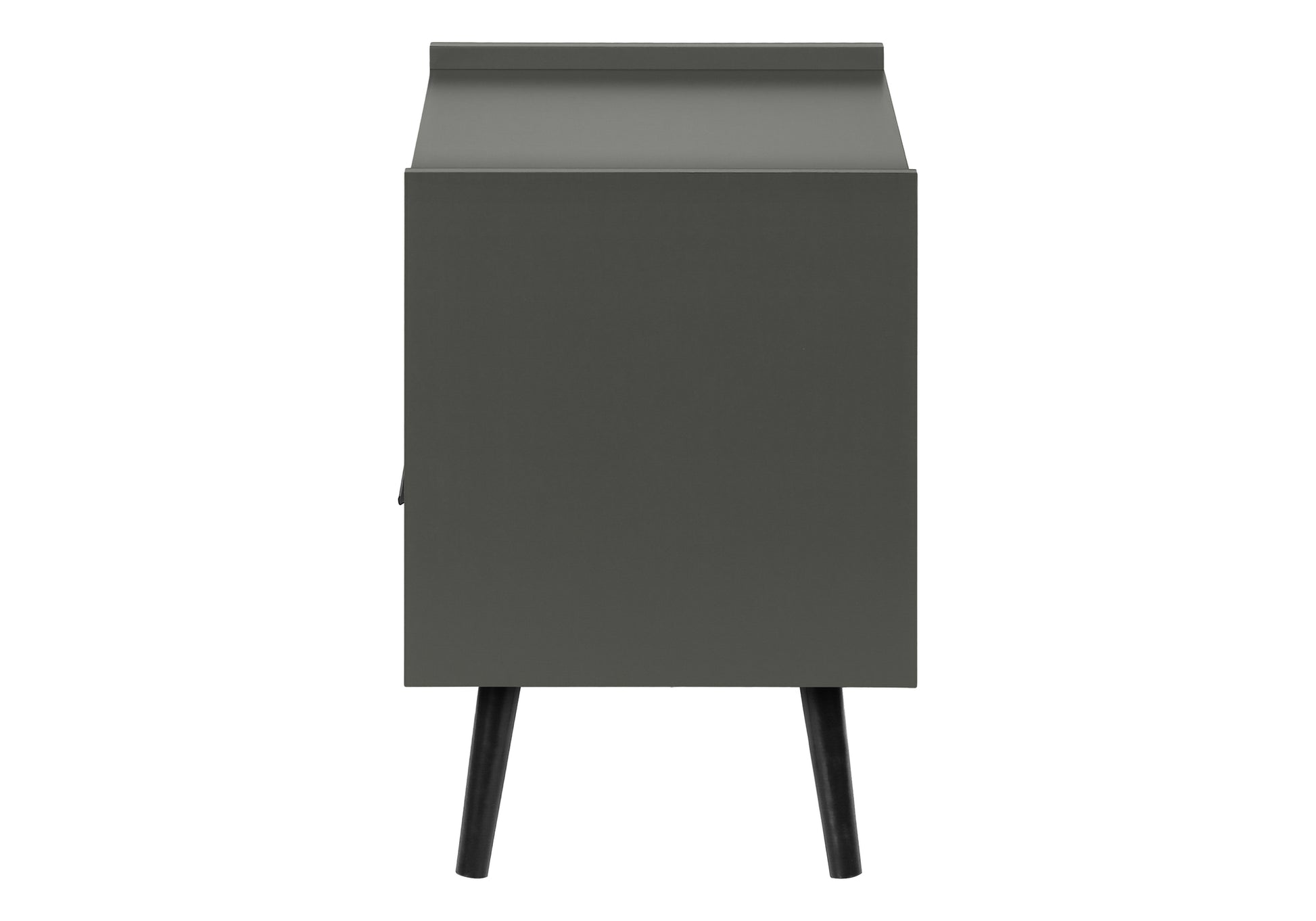 Accent Table 24"H White End Table with Drawer-Accent Table-DECOROLALA