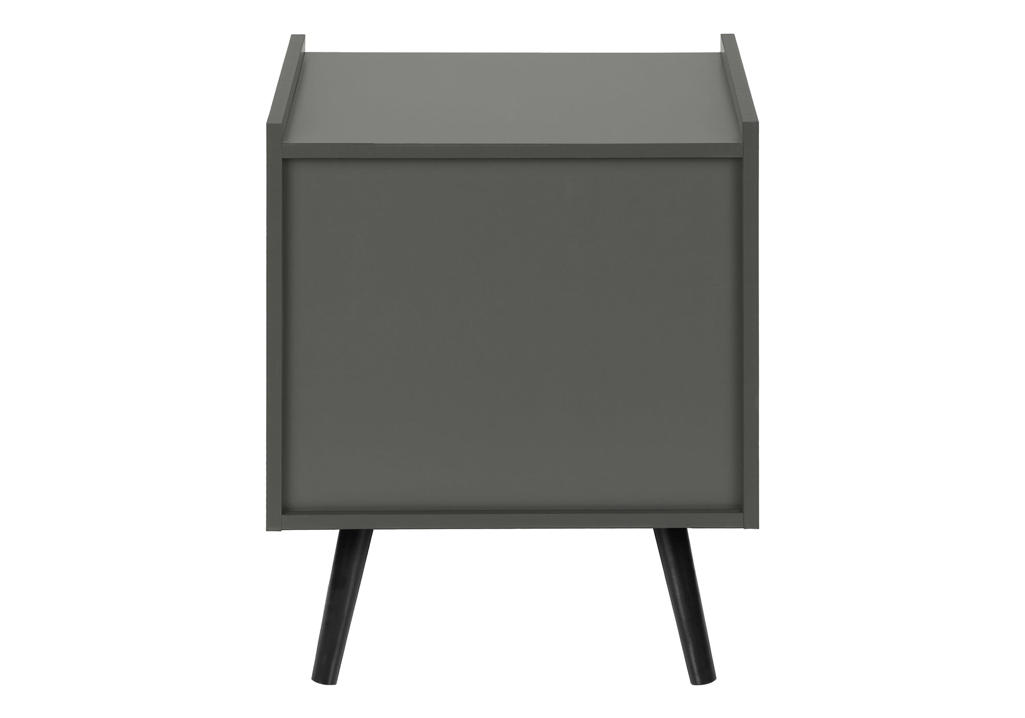 Accent Table 24"H White End Table with Drawer-Accent Table-DECOROLALA