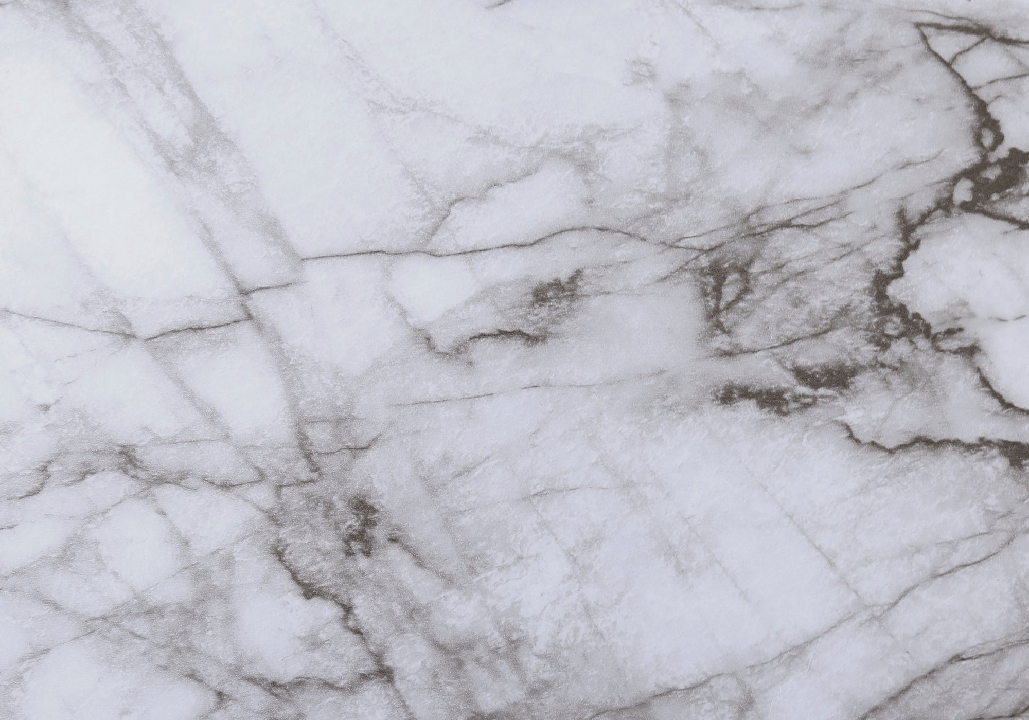 Accent Table - 24"H / White Marble-Look / Silver Metal-Accent Table-DECOROLALA