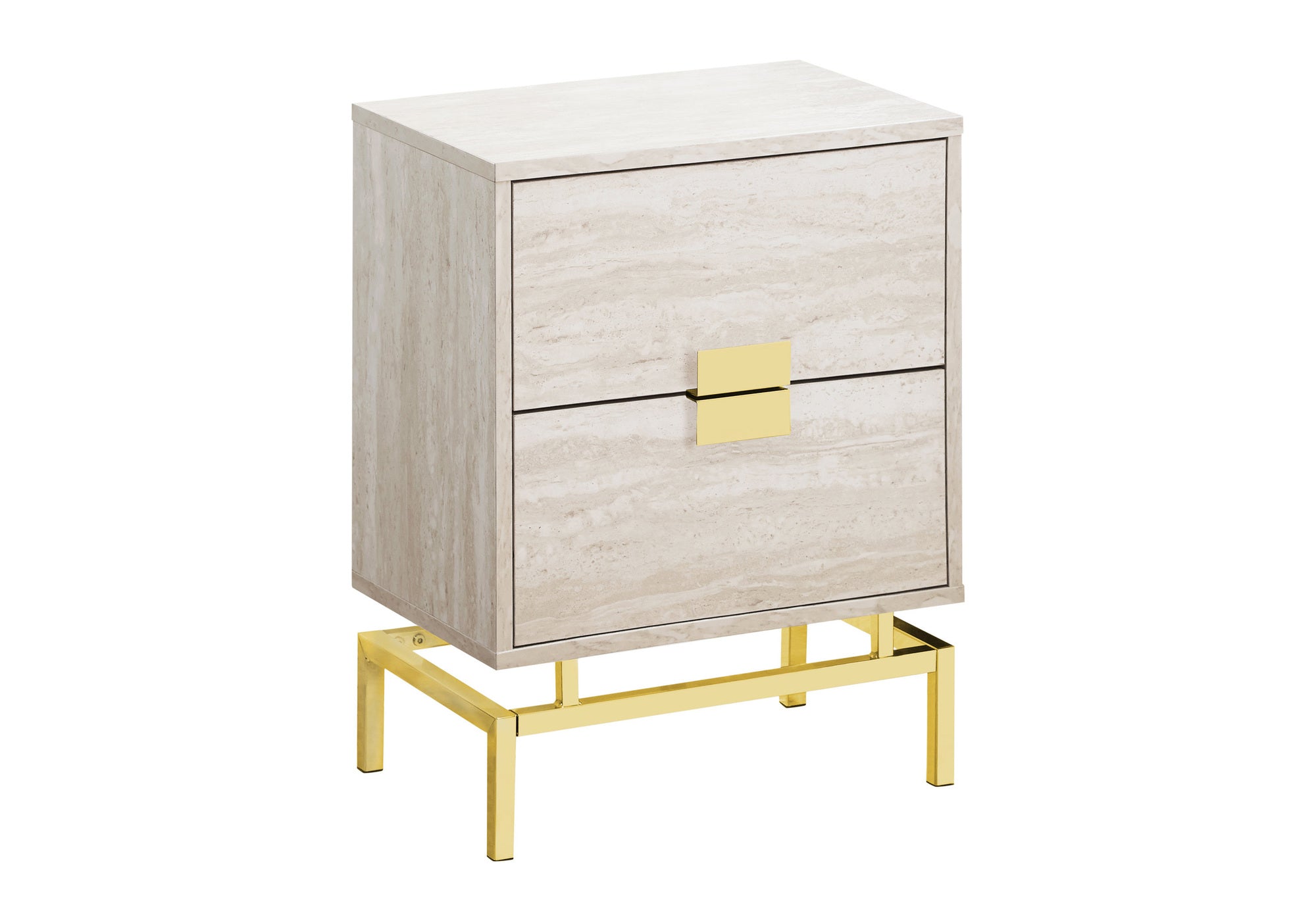 Accent Table 24"H with 2 Drawers-Accent Table-DECOROLALA