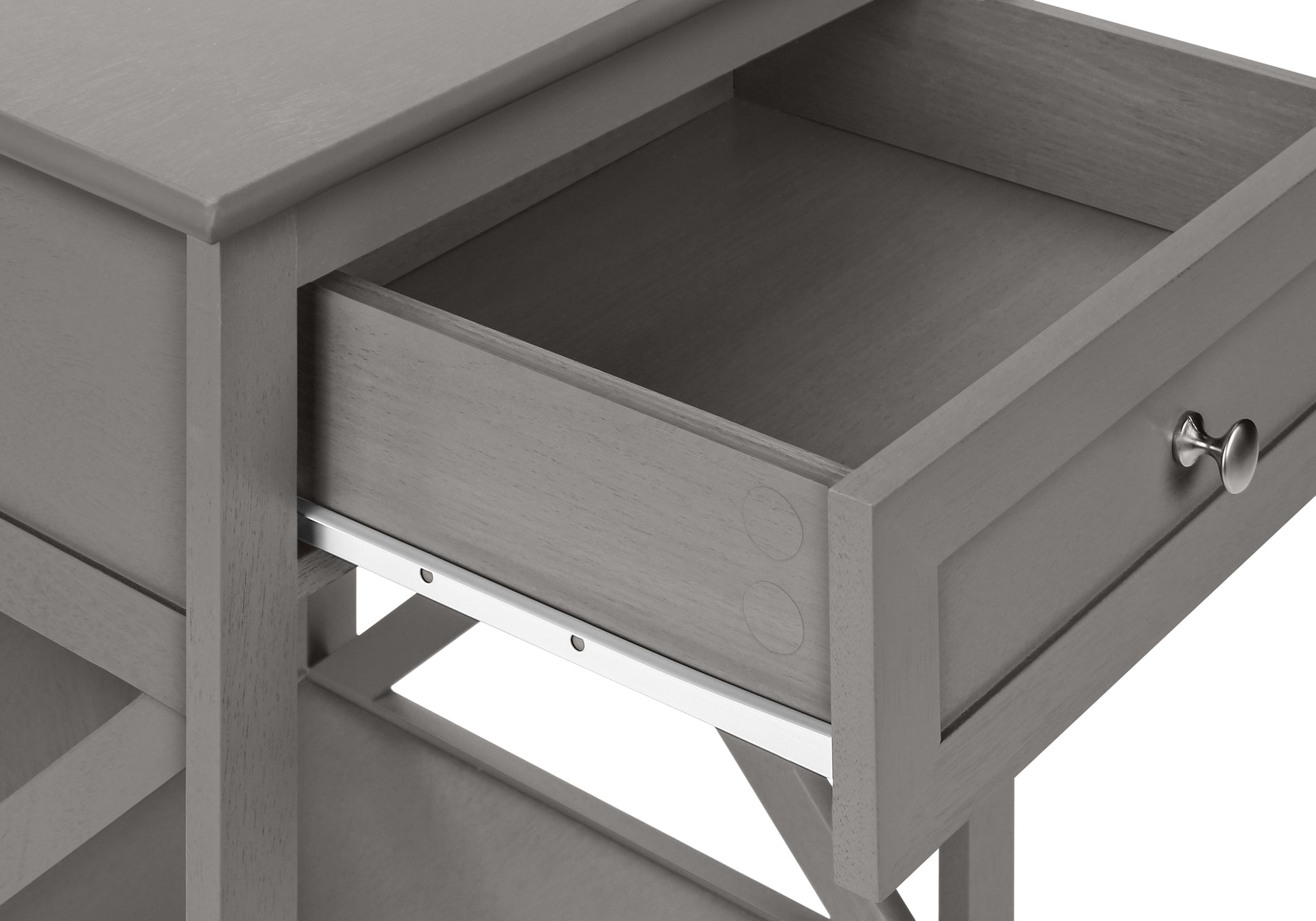 Accent Table - 25"H / Antique Veneer End Table-Accent Table-DECOROLALA