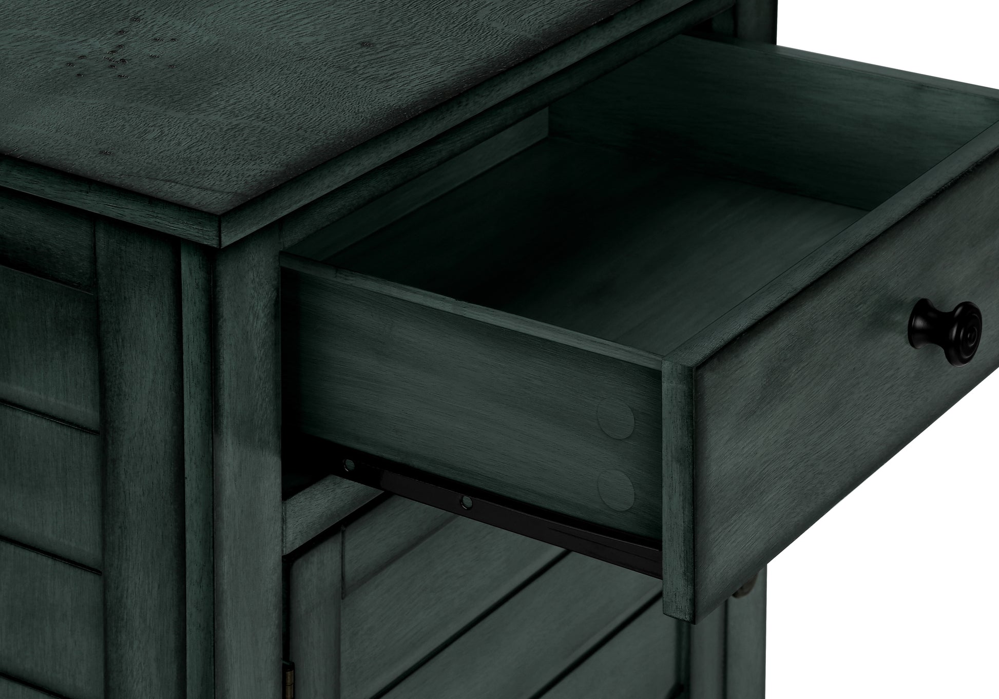 Accent Table - 25"H / Antique Veneer End Table-Accent Table-DECOROLALA