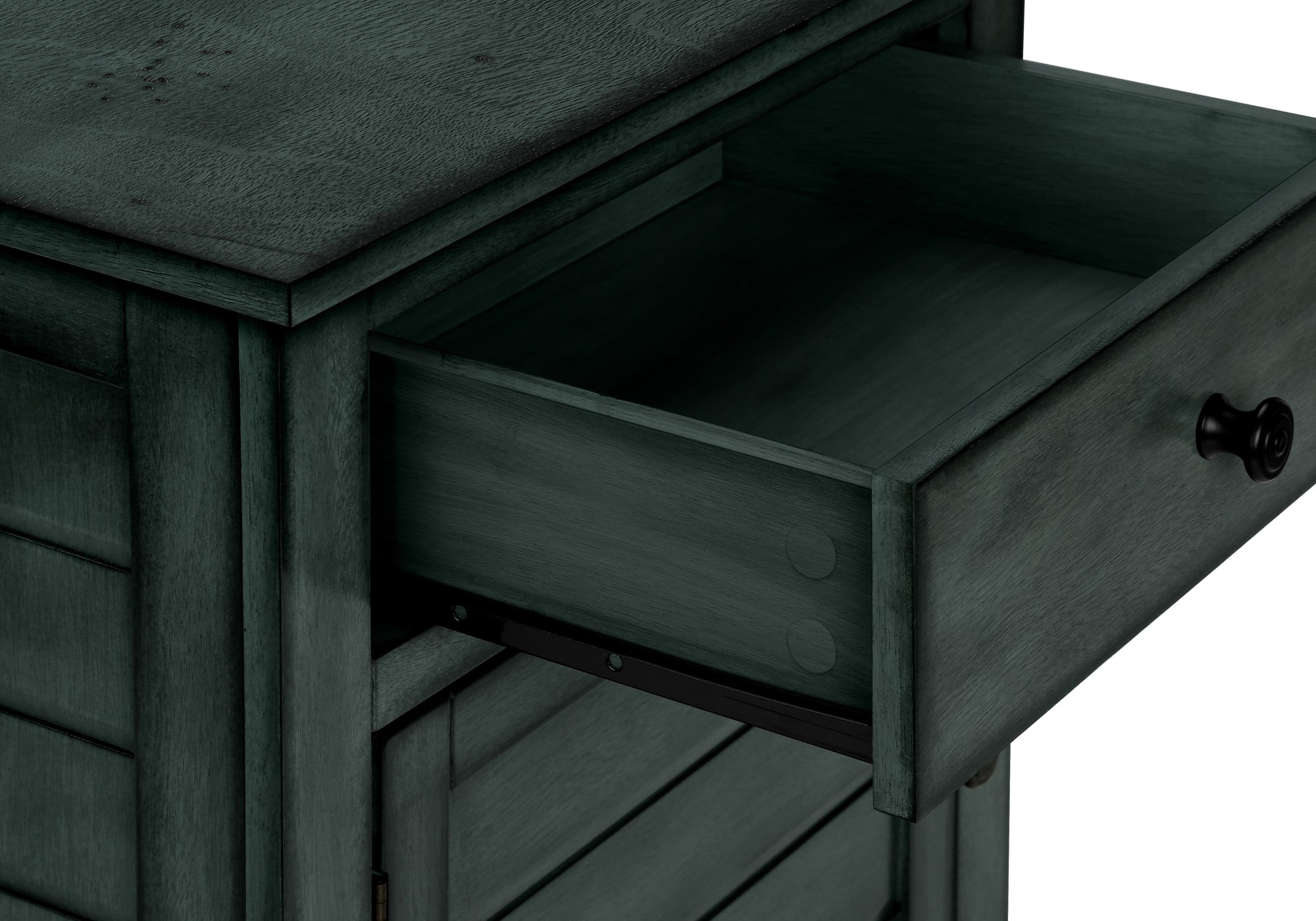 Accent Table - 25"H / Antique Veneer End Table-Accent Table-DECOROLALA