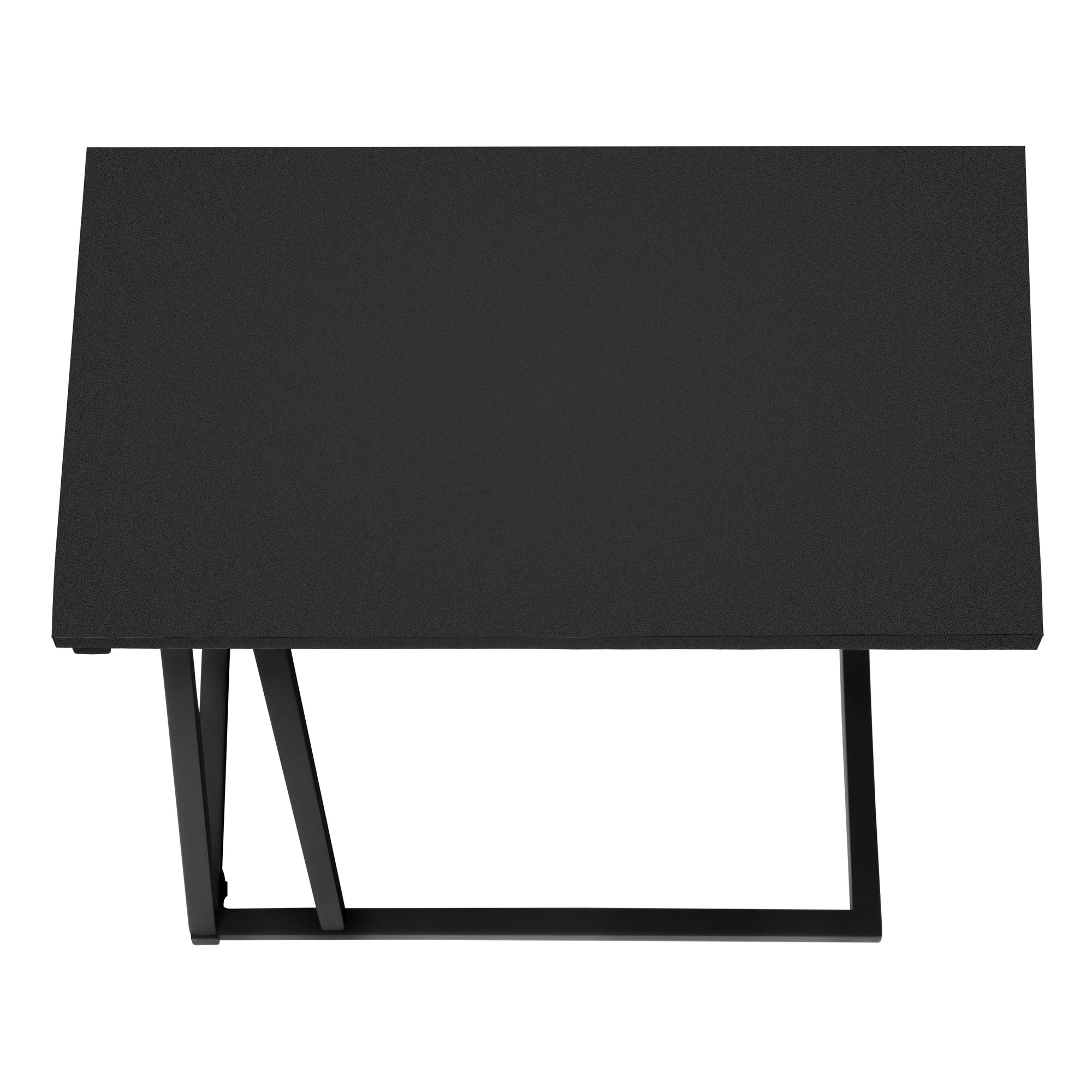 Accent Table - 25"H / Black / Black Metal-Accent Table-DECOROLALA