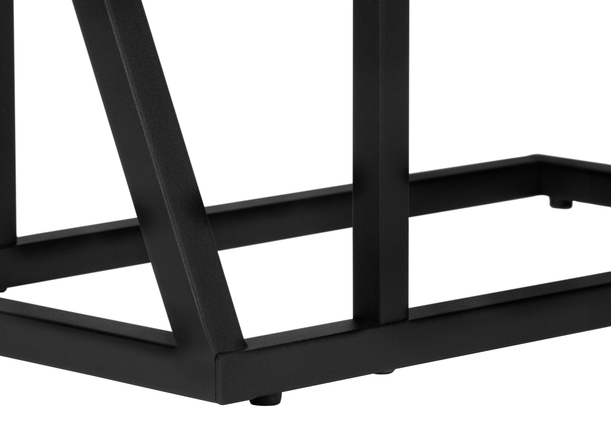 Accent Table - 25"H / Black / Black Metal-Accent Table-DECOROLALA