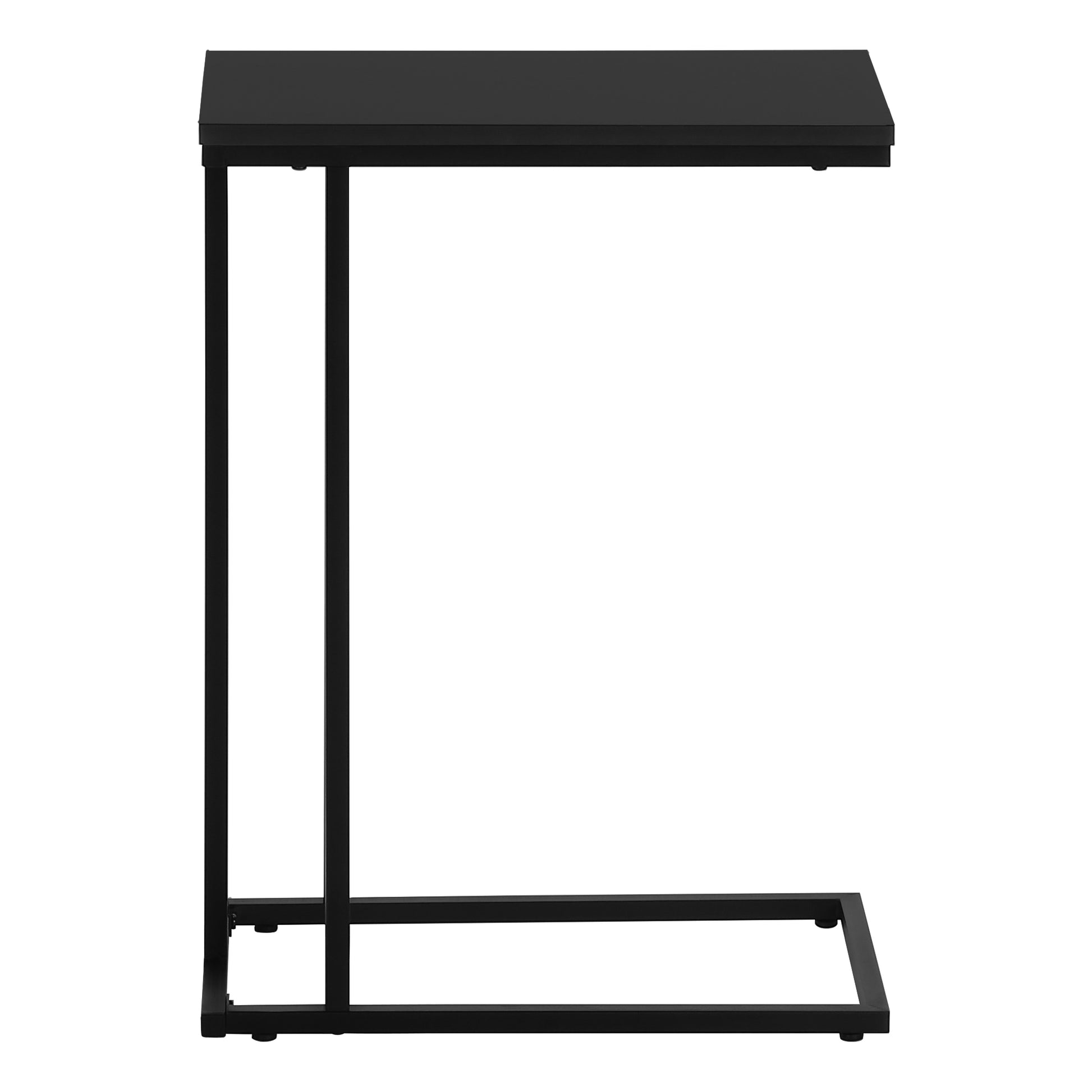 Accent Table - 25"H - Black Laminate C Shape-Accent Table-DECOROLALA
